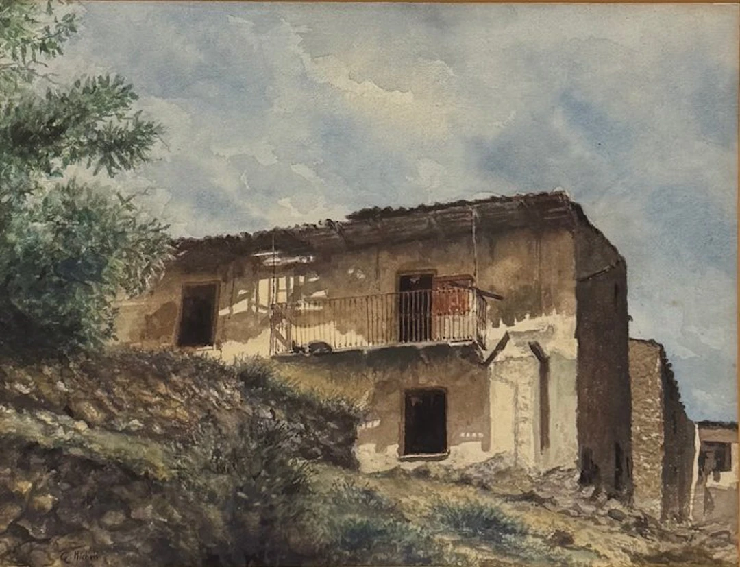 Guglielmo Micheli (1866-1926) - Casolare