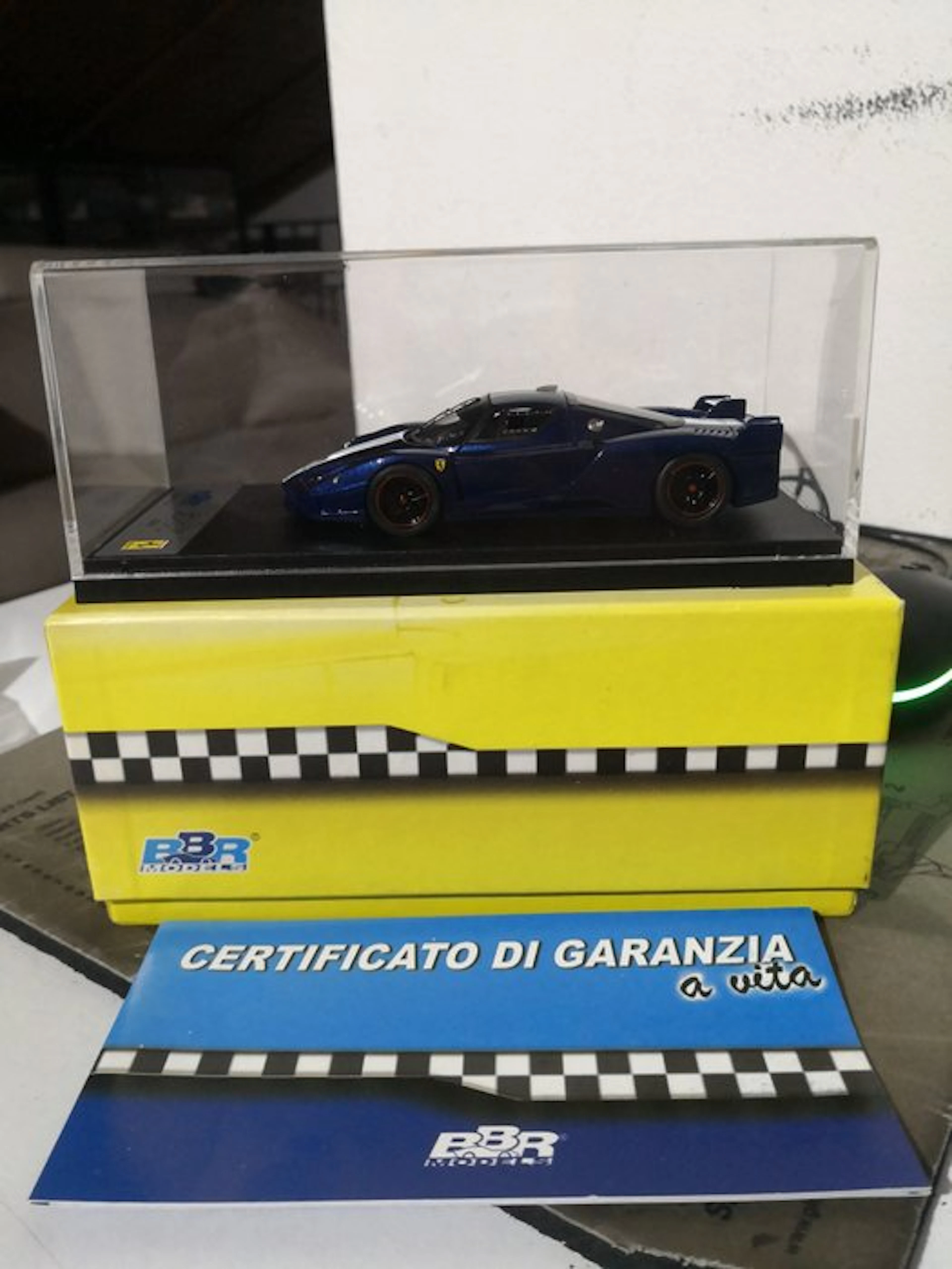 BBR 1:43 - Model sports car - Ferrari Ferrari FXX 2006 Dark Blue - BBR180C