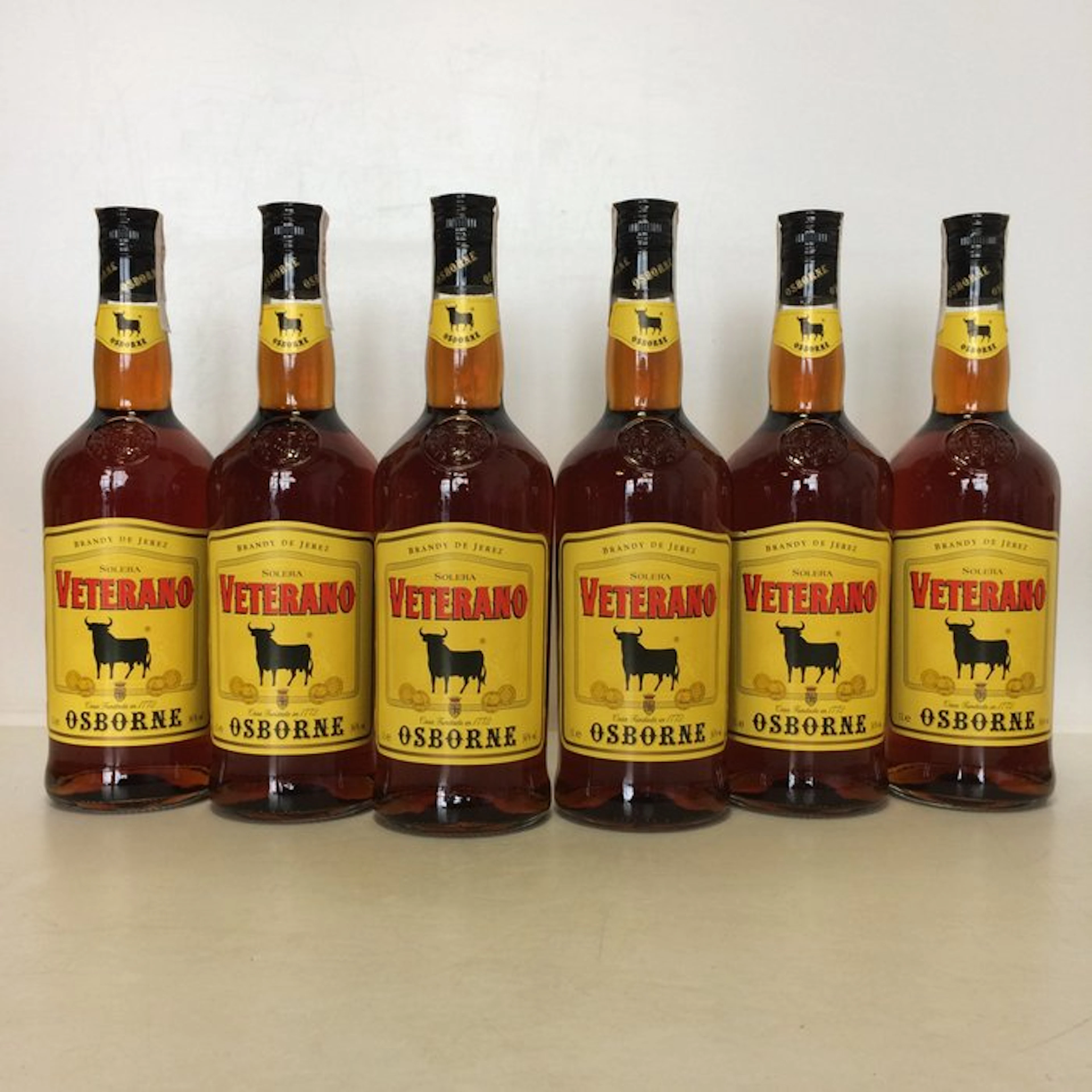 Osborne - Solera Veterano, Brandy de Jerez - b. 2000s - 1.0 Litre - 6 bottles