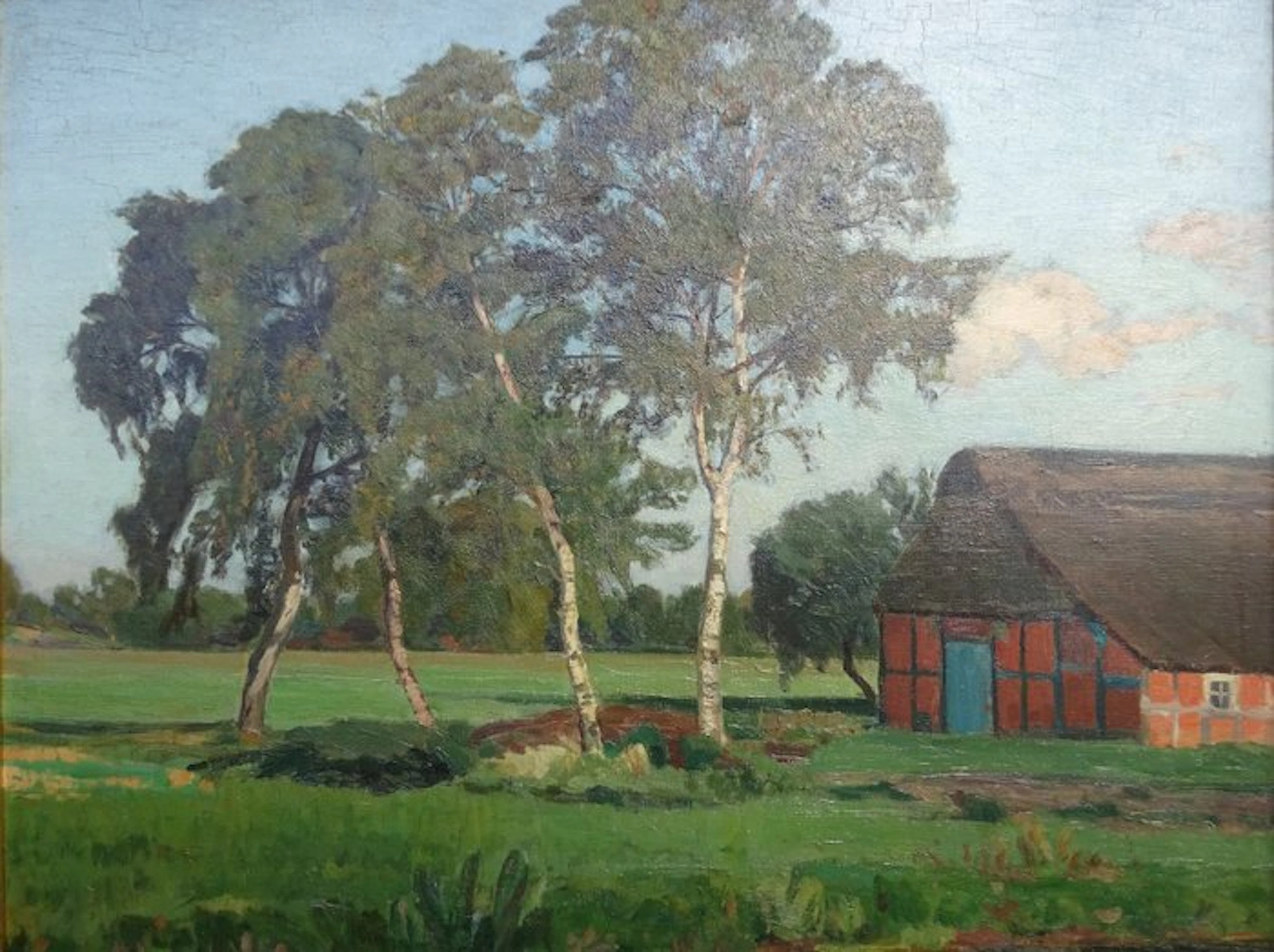 Wilhelm Bartsch (1871-1953) - Idyllische Landschaft