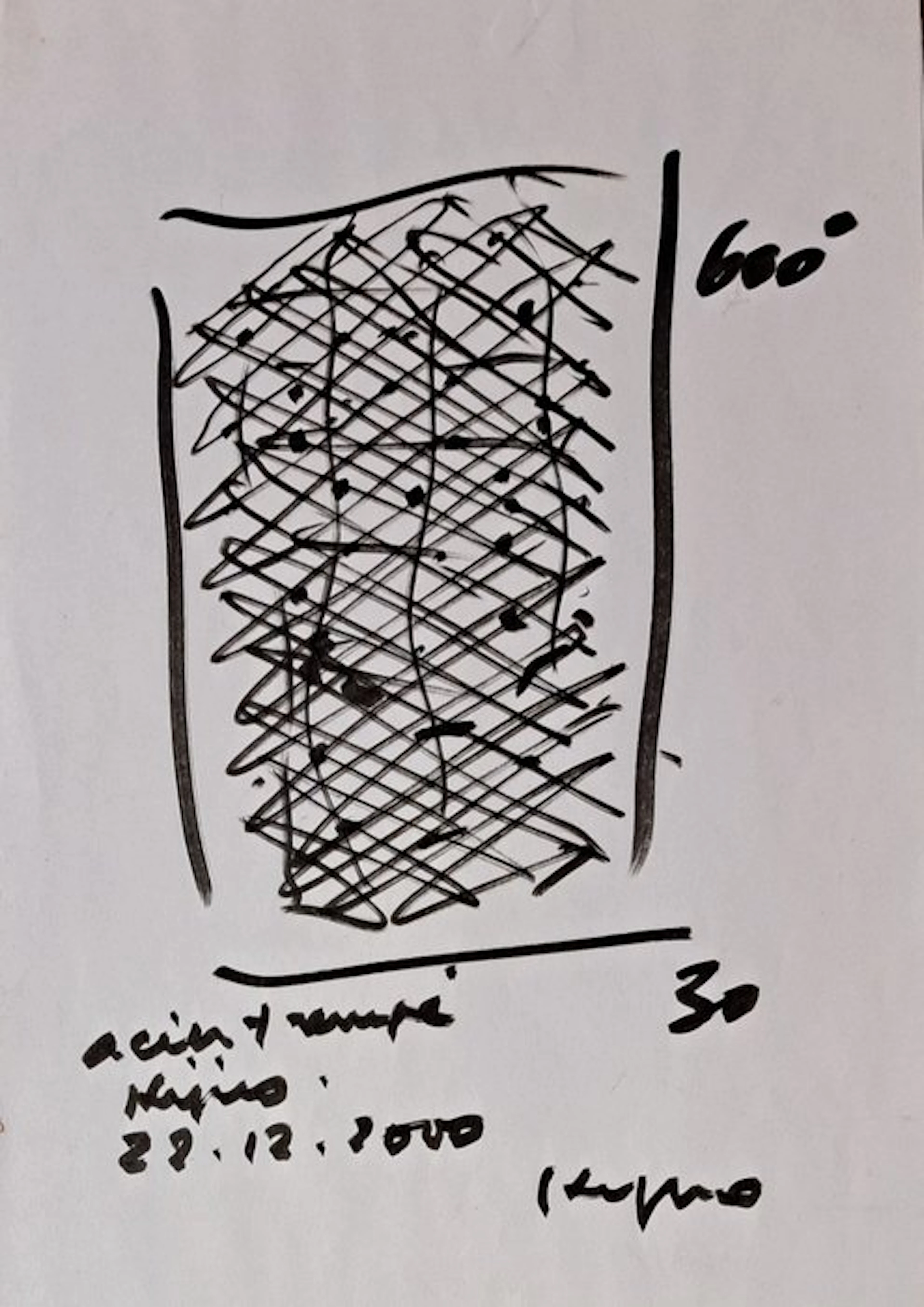 Ladislas Kijno (1921-2012) - Materialisation d une sculpture
