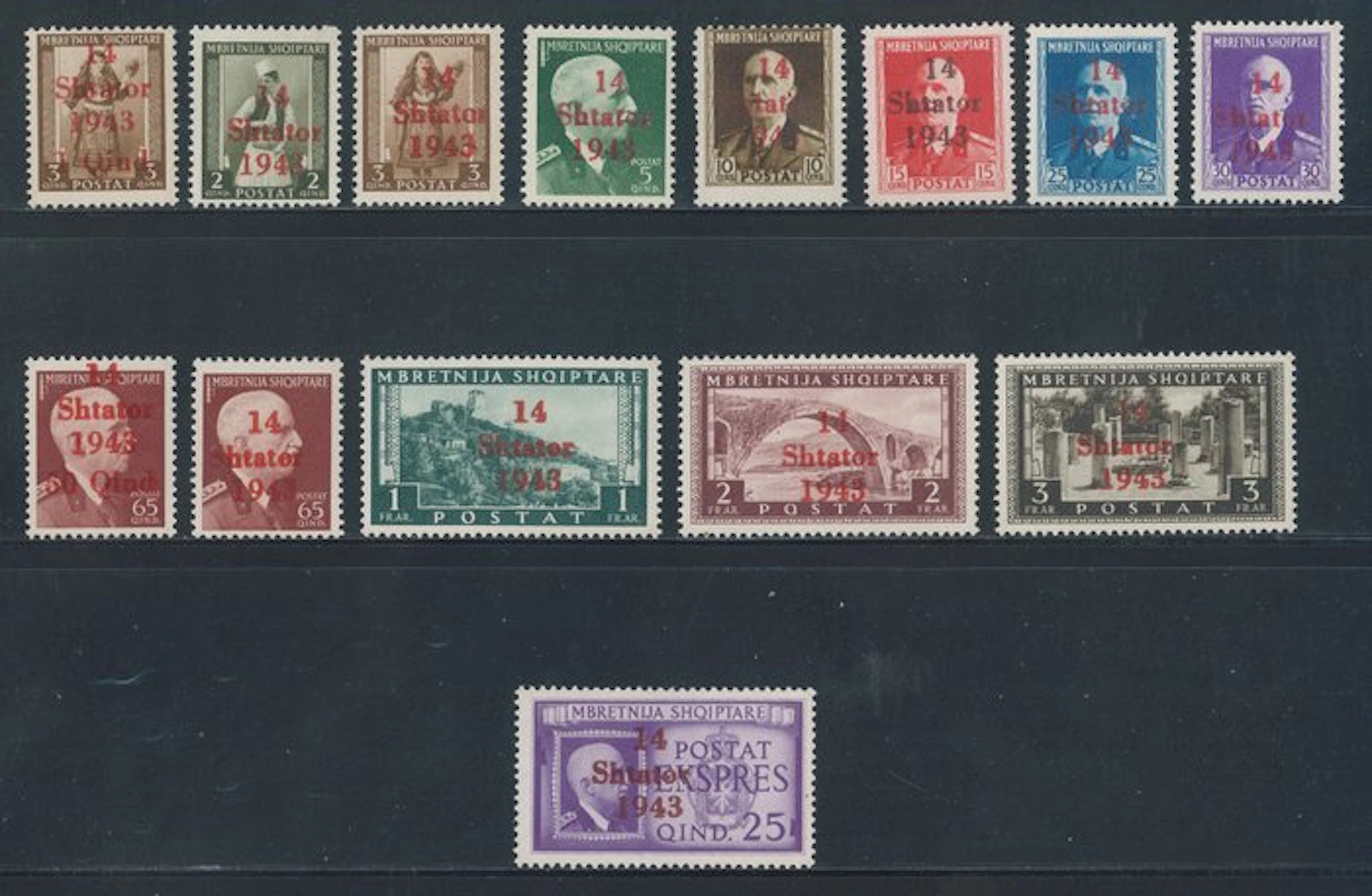 Italian Occupations - German Administration of Albania - Sovr