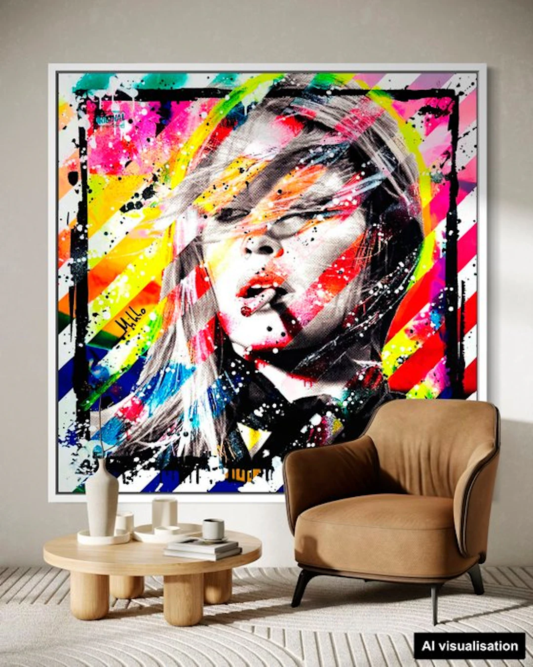 Mikko - Brigitte Bardot Pattern Line - XL [Unq 1/1]