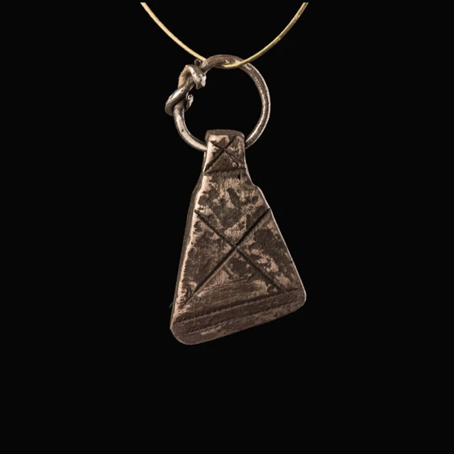 Viking Era Silver Axehead Amulet Pendant