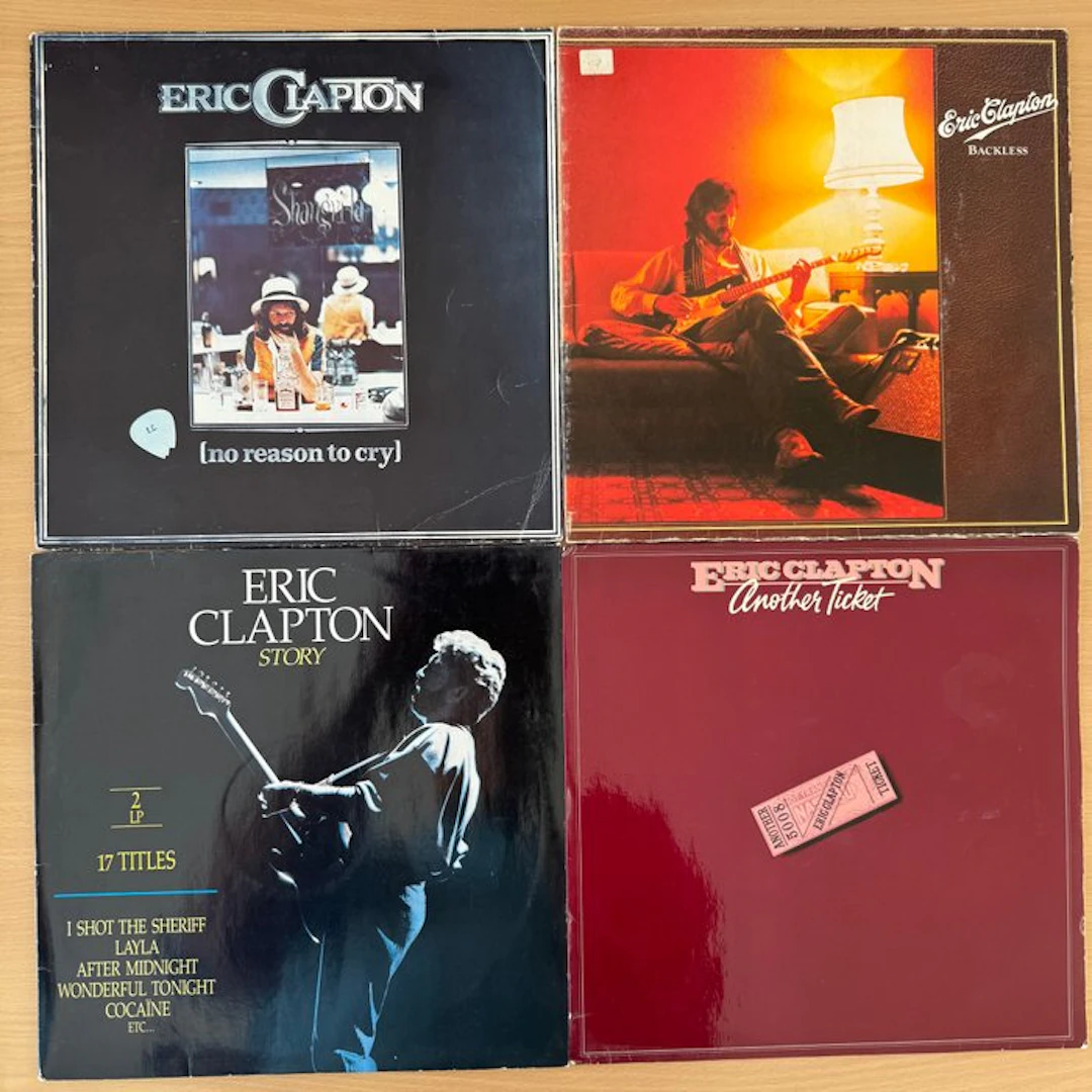 Eric Clapton - Eric Clapton - 4 great LPs - Multiple titles - LP - 1976