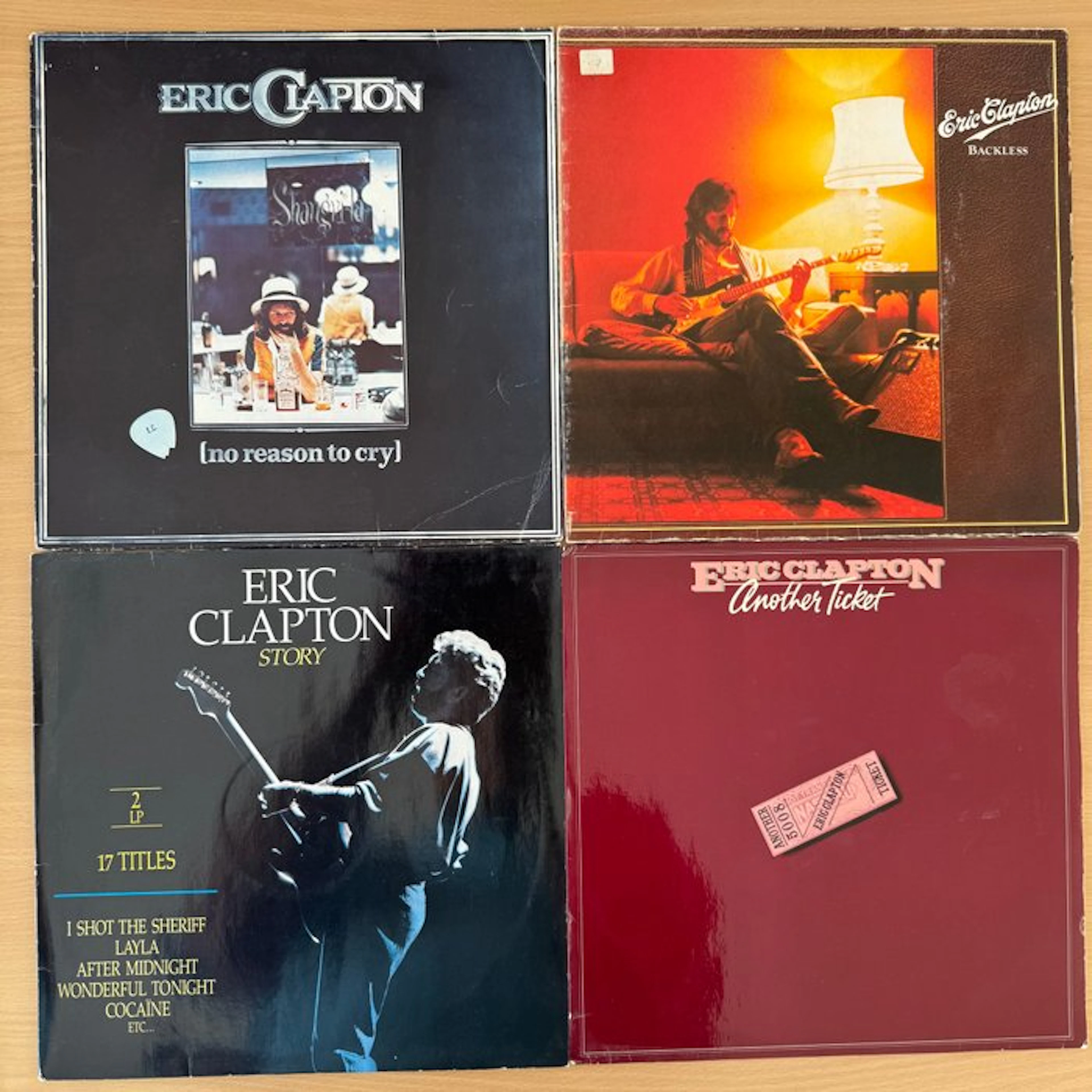Eric Clapton - Eric Clapton - 4 great LPs - Multiple titles - LP - 1976