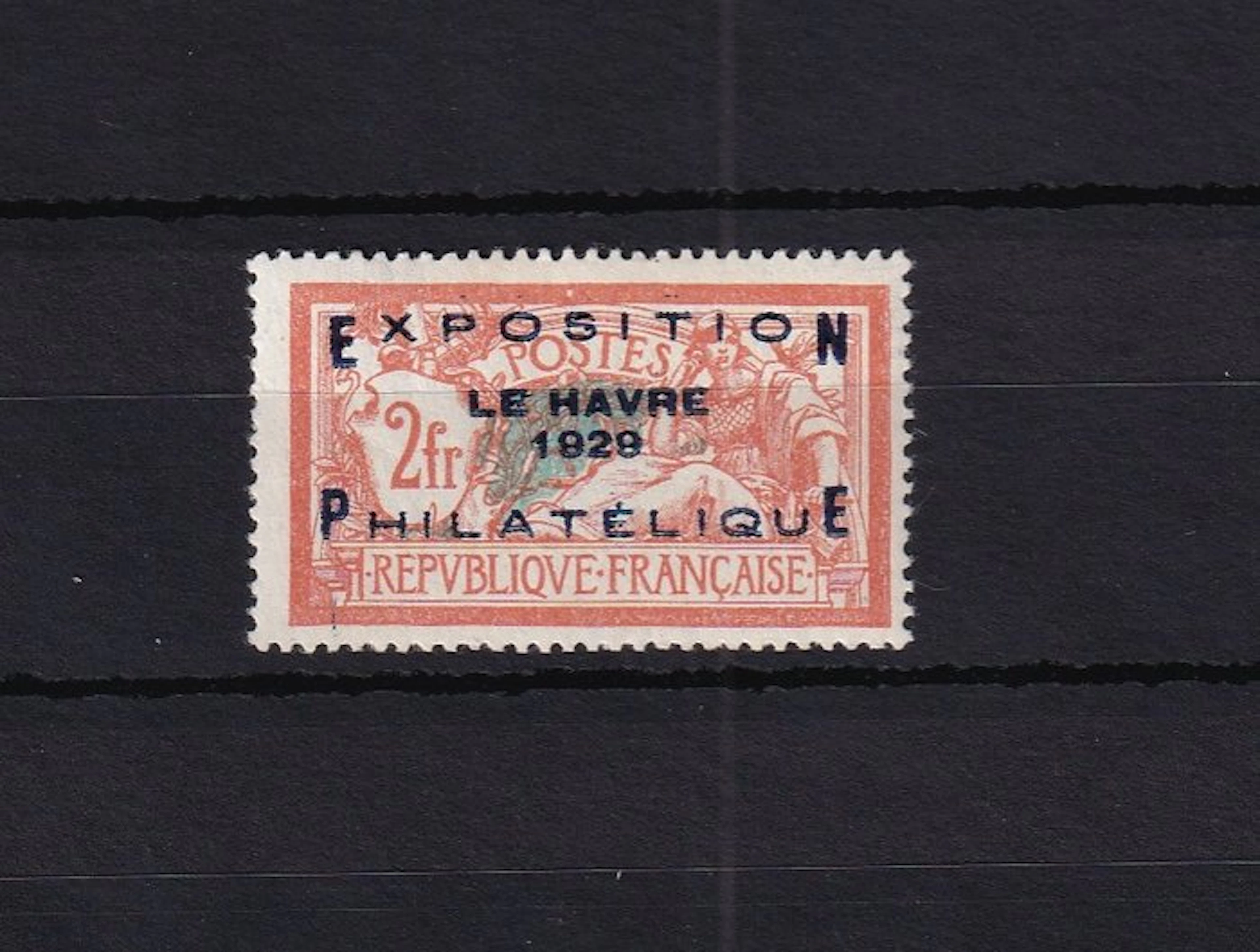 France 1929 - Price: €900; superb exhibit from Le Havre. - Yvert n°257A