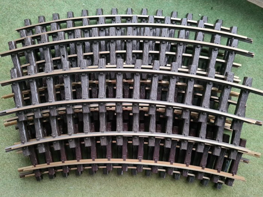 LGB G - 1500 - Model train tracks (12) - - Code 1500, 30 degrees , R= 765 cm