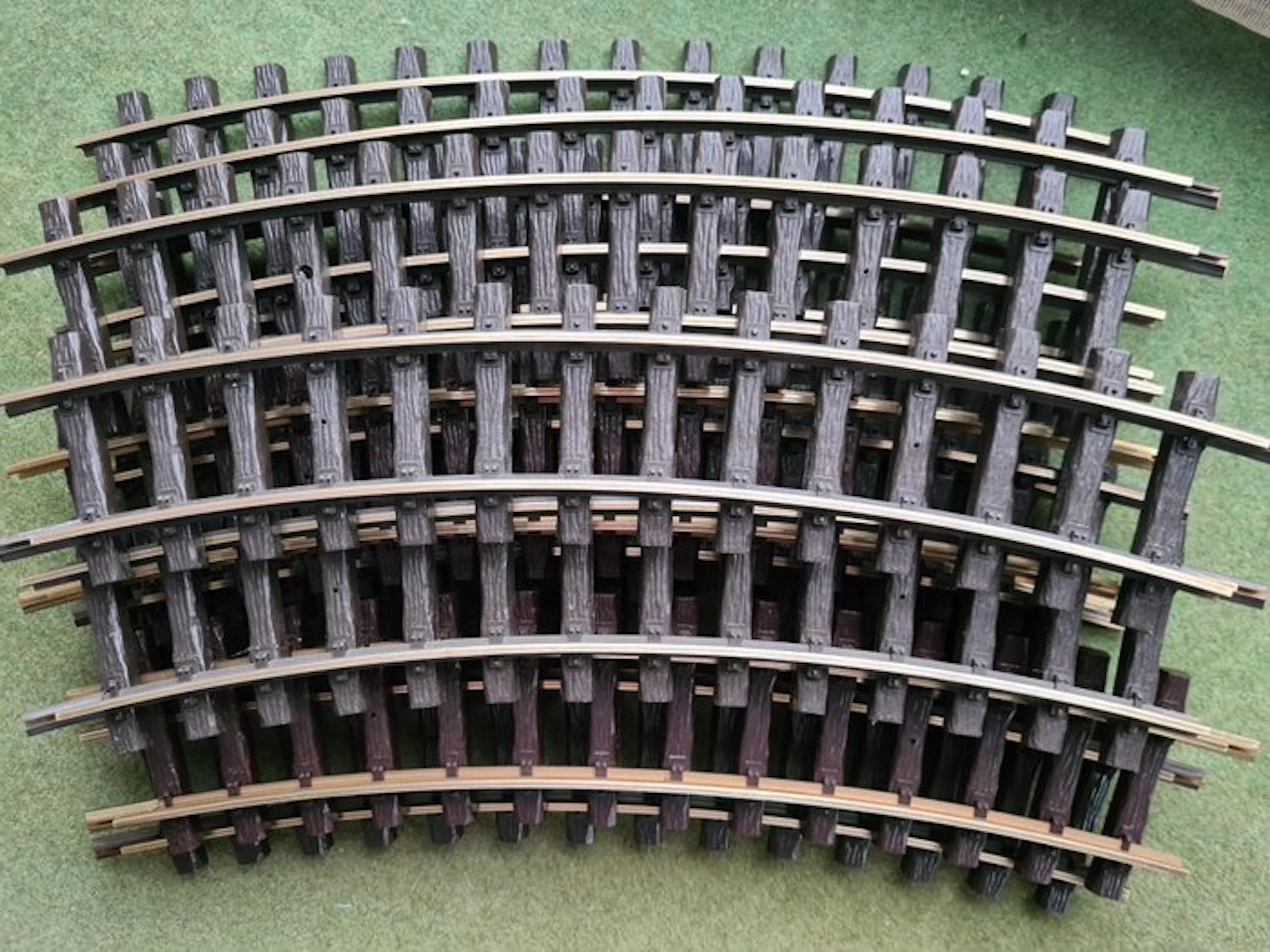 LGB G - 1500 - Model train tracks (12) - - Code 1500, 30 degrees , R= 765 cm