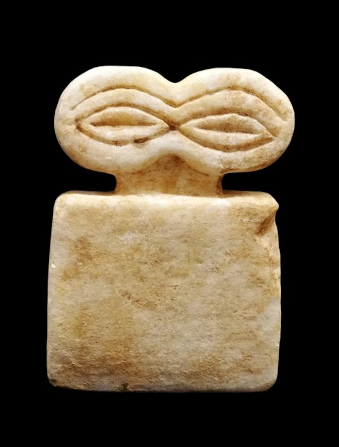 Middle East - Idol with eyes - Tell Brak - 4th millennium...