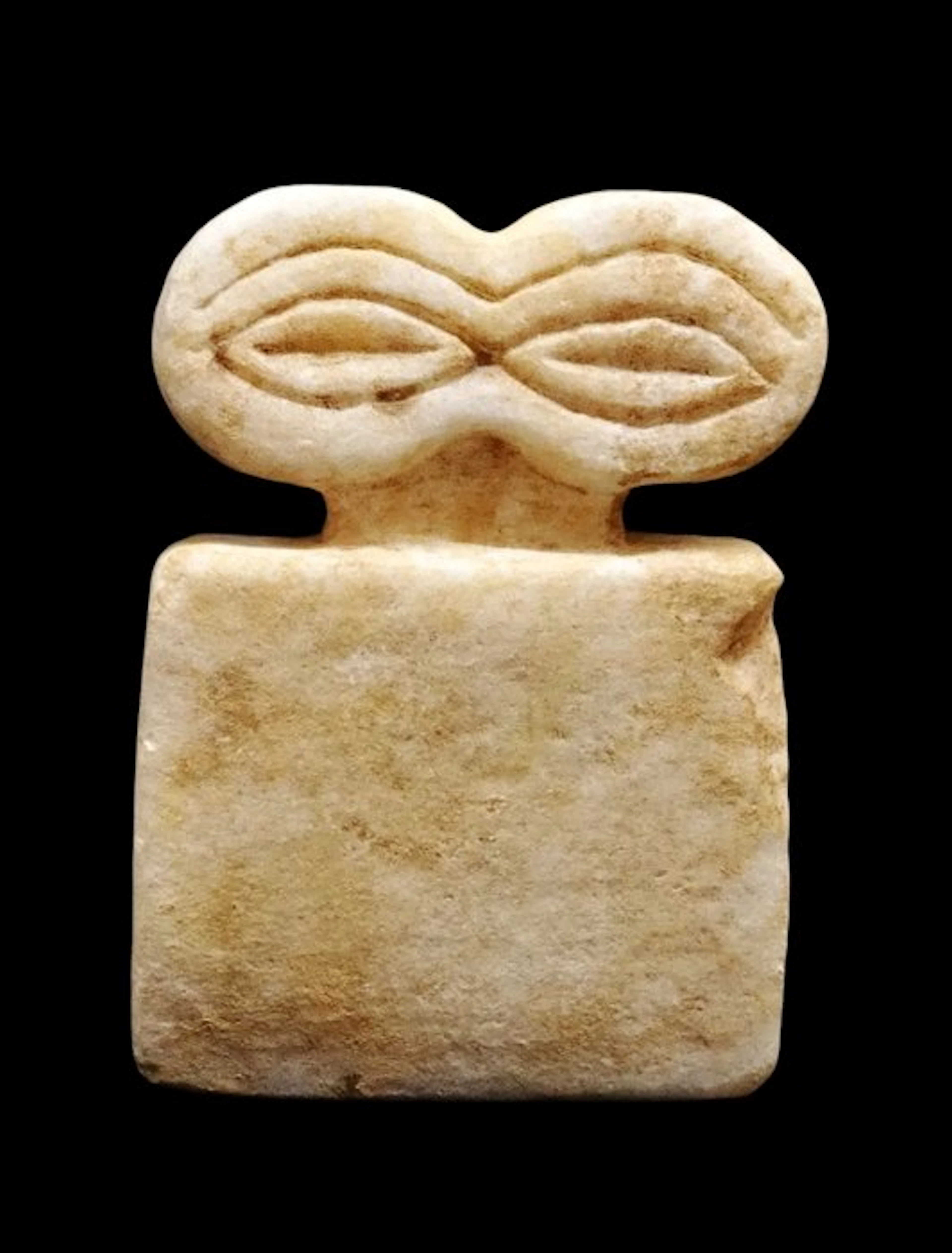Middle East - Idol with eyes - Tell Brak - 4th millennium...