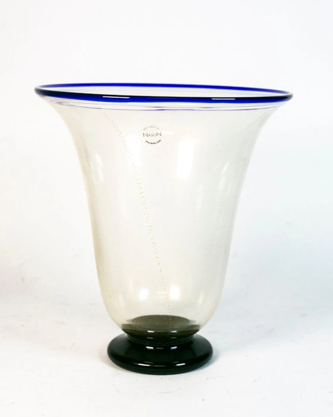 Nason Glass Collection - Vase - Murano glass, colored glass, gold inclusions