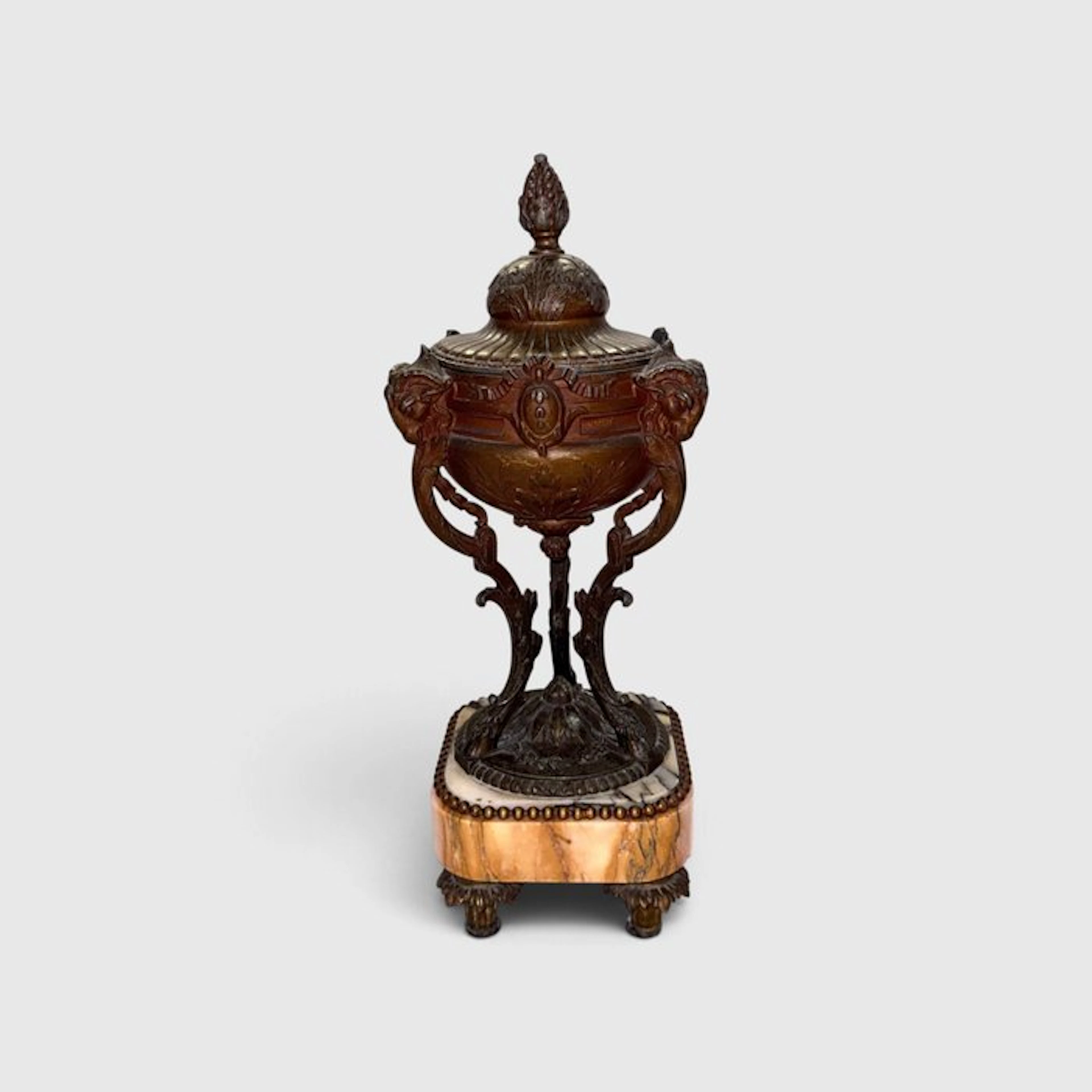 Urn - Marble, Spelter - Historicism-style decorative urn