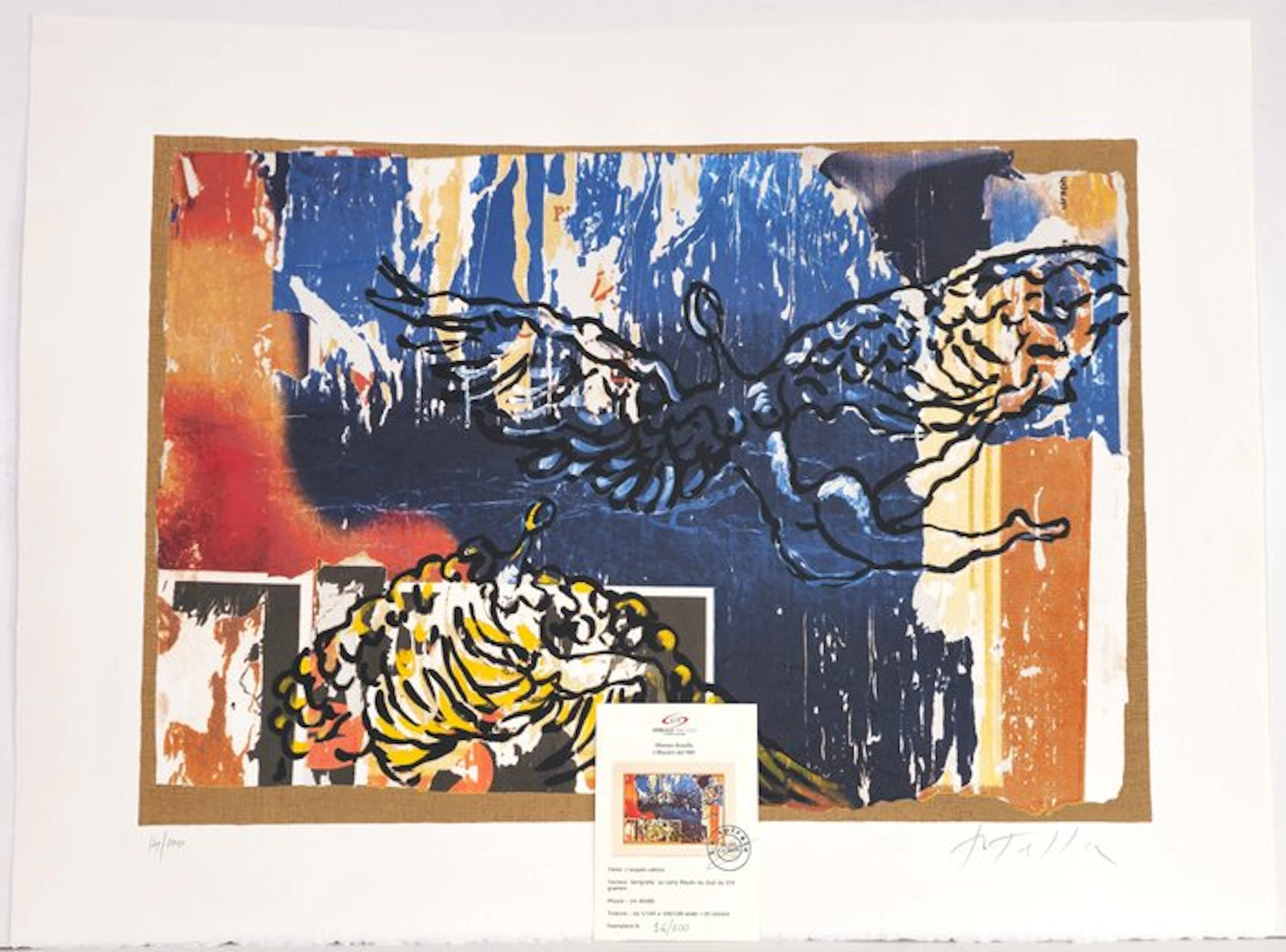 Mimmo Rotella (1918-2006) - L'Angelo Cattivo