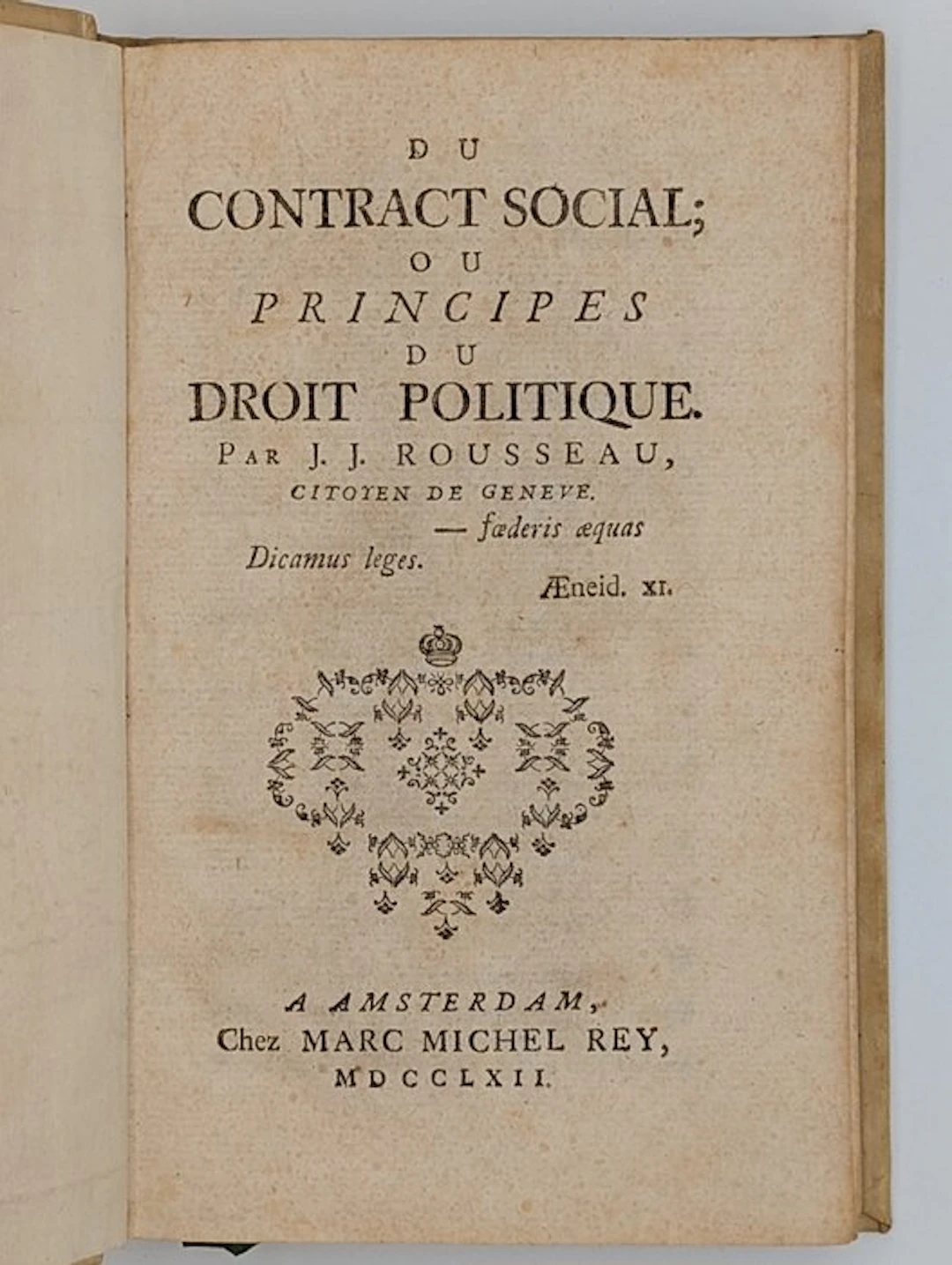 Jean-Jacques Rousseau - Du contract social; ou principes du droit politique