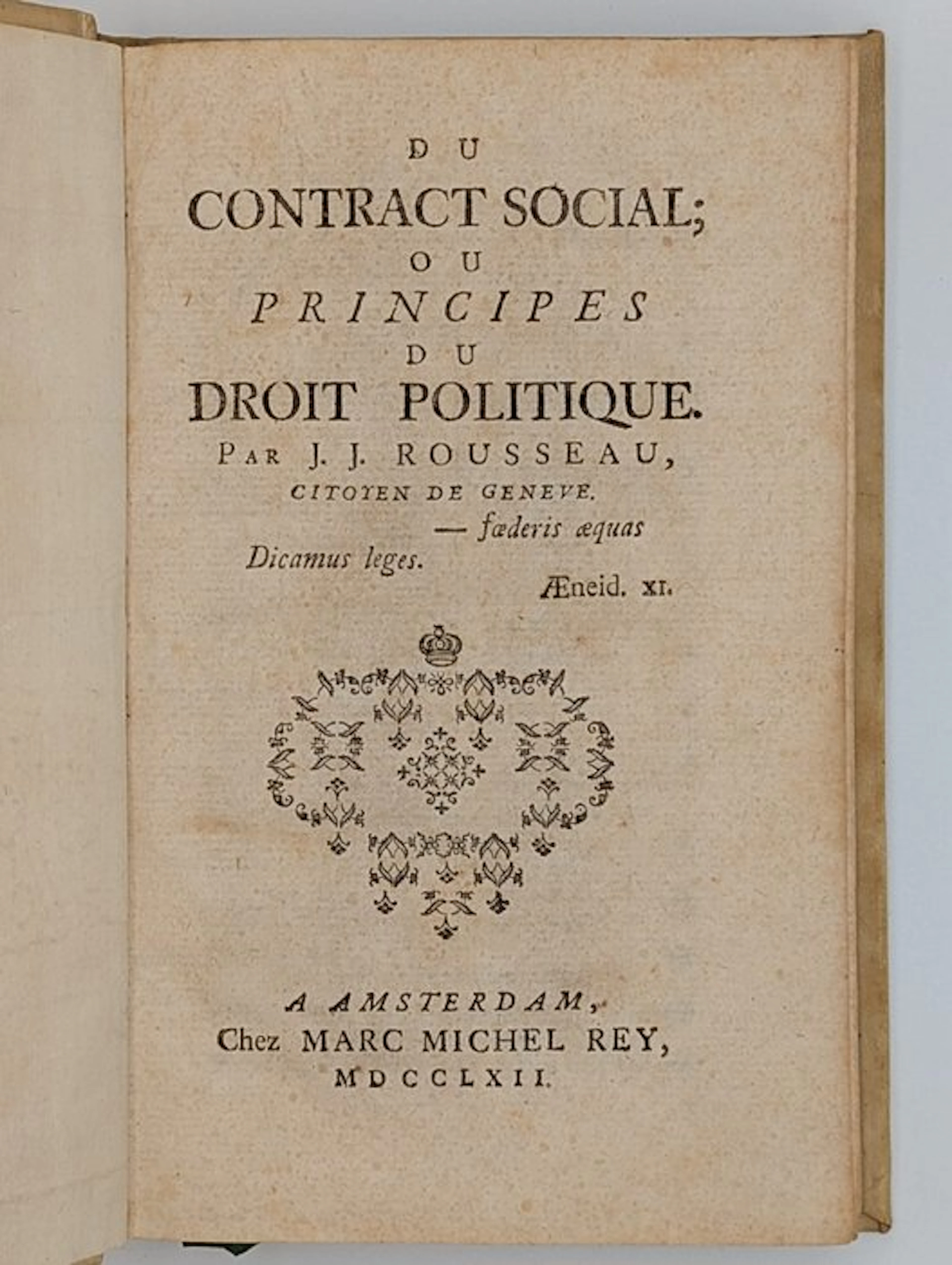 Jean-Jacques Rousseau - Du contract social; ou principes du droit politique