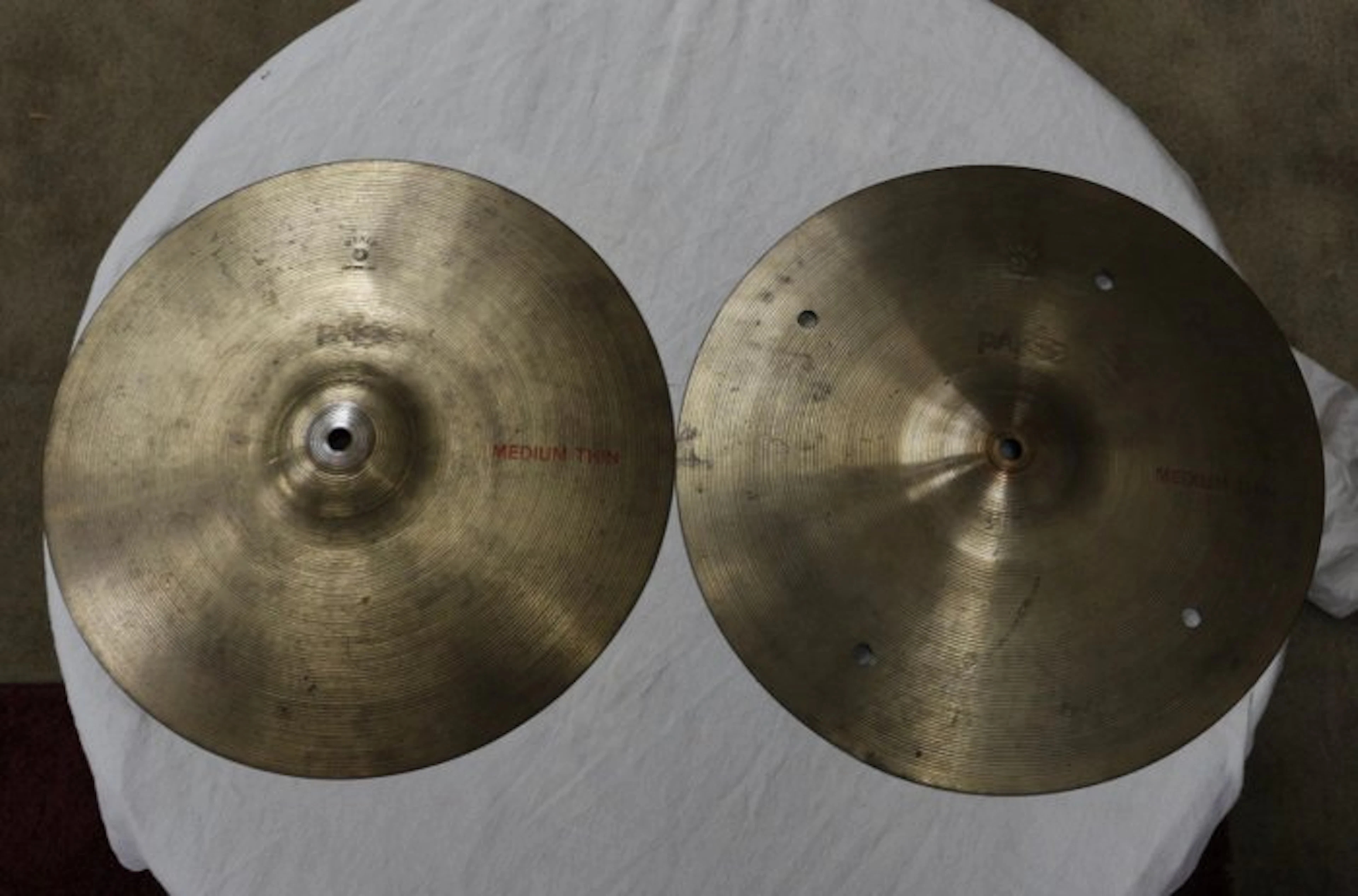 Paiste - Dixie 14 medium - Hi-hat cymbals set - Switzerland (No reserve price)