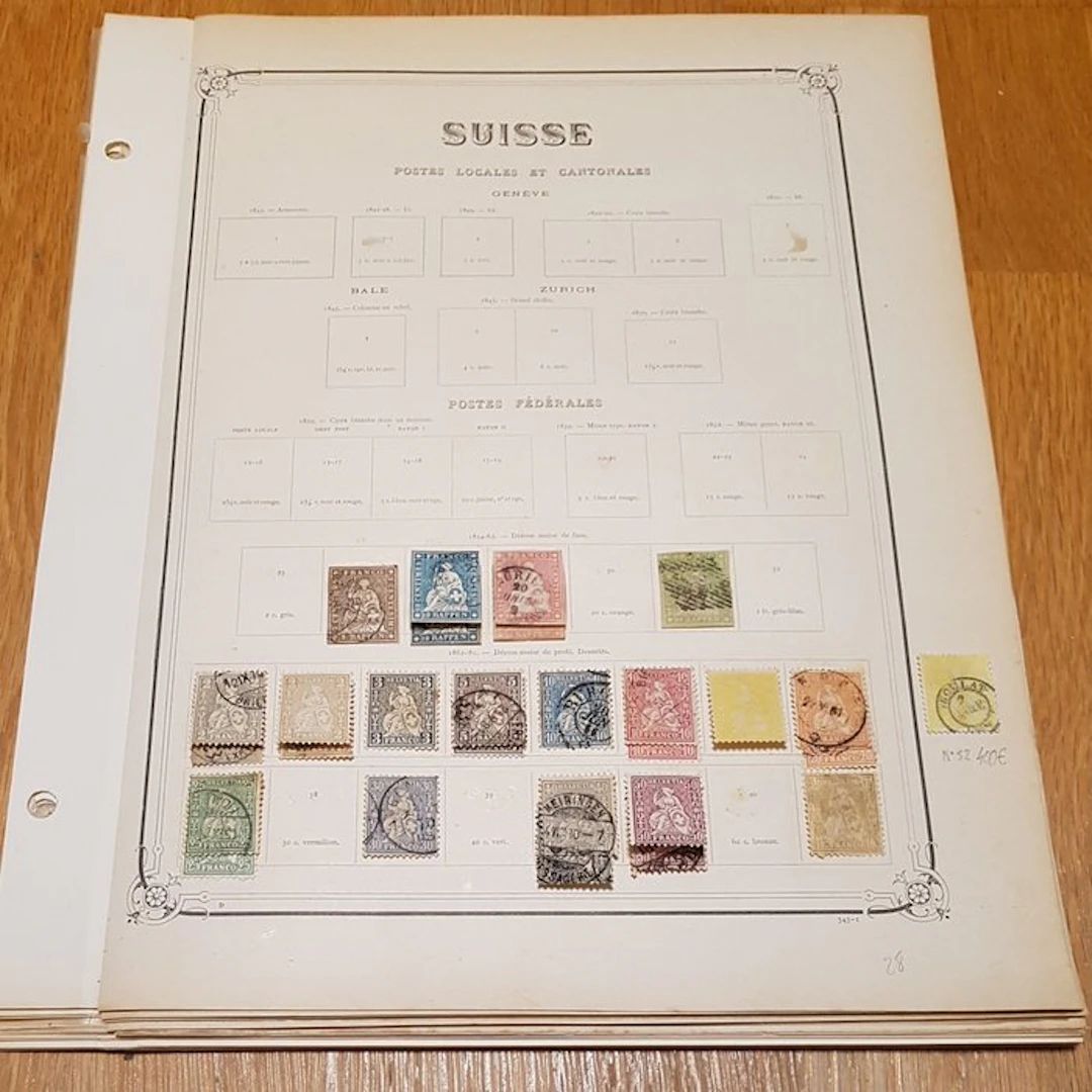 Switzerland 1854/1983 - Antique collection with interesting values