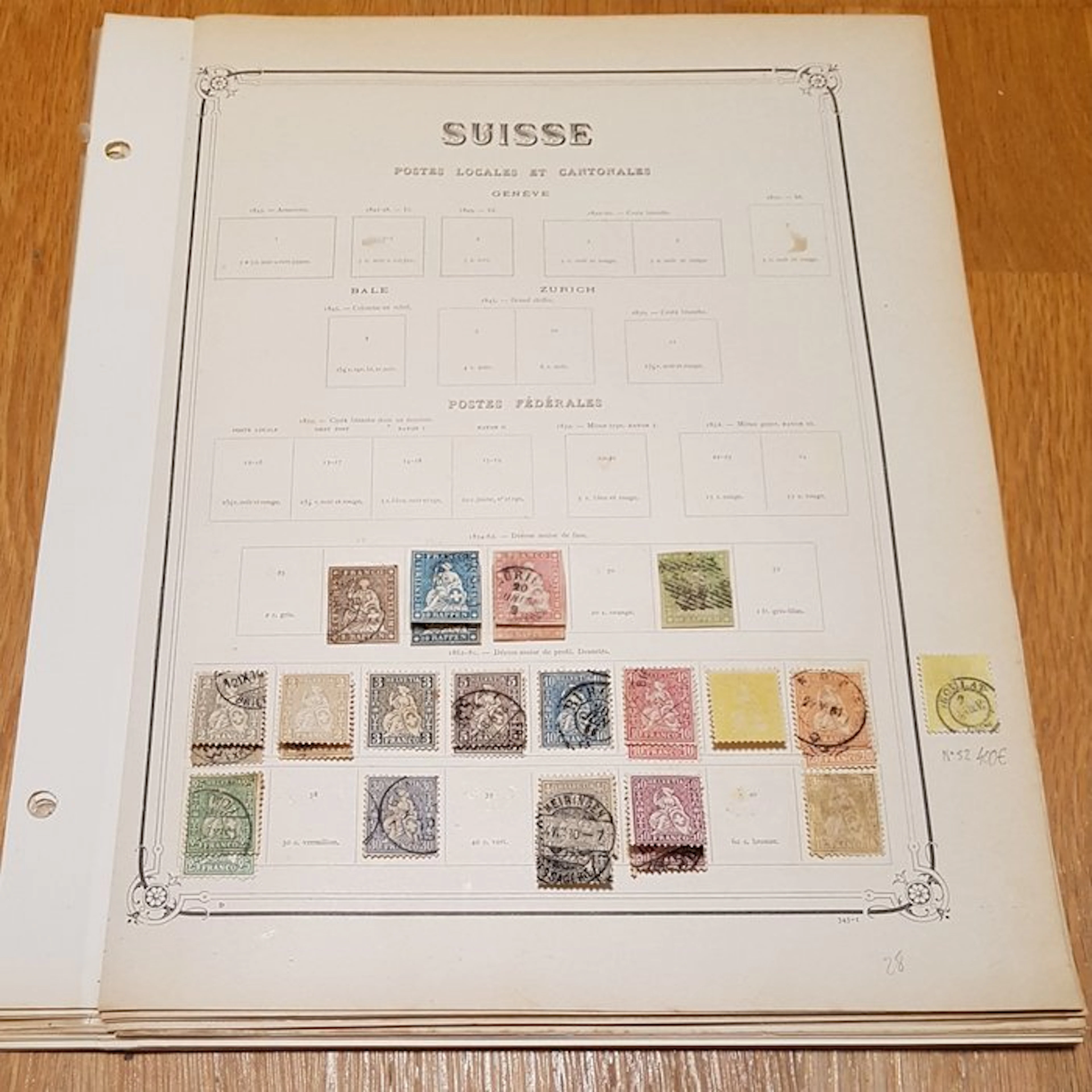 Switzerland 1854/1983 - Antique collection with interesting values