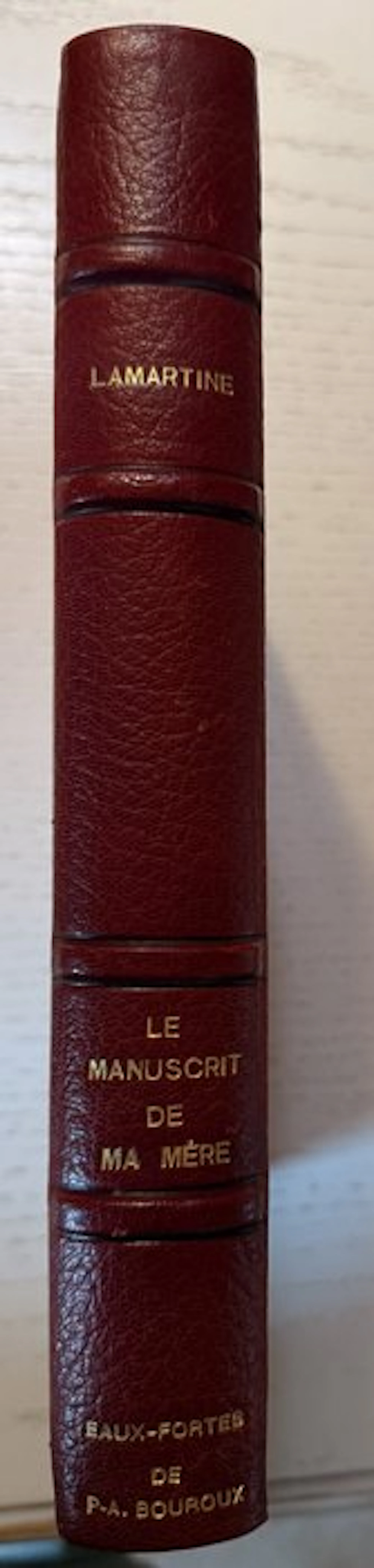 Lamartine / P.-A. Bouroux - Manuscrit de ma mère - 1952