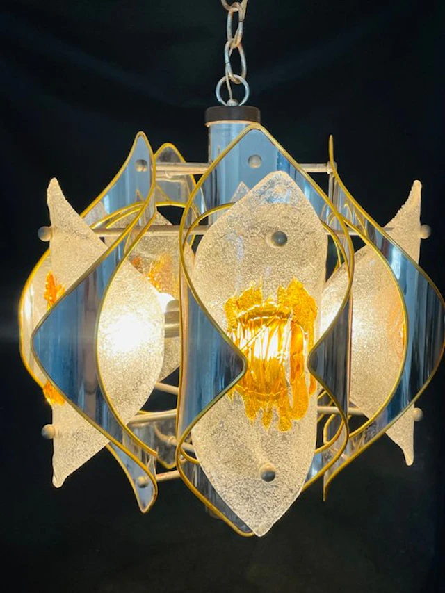 Murano - Table lamp - Metal, Glass - Murano chandelier