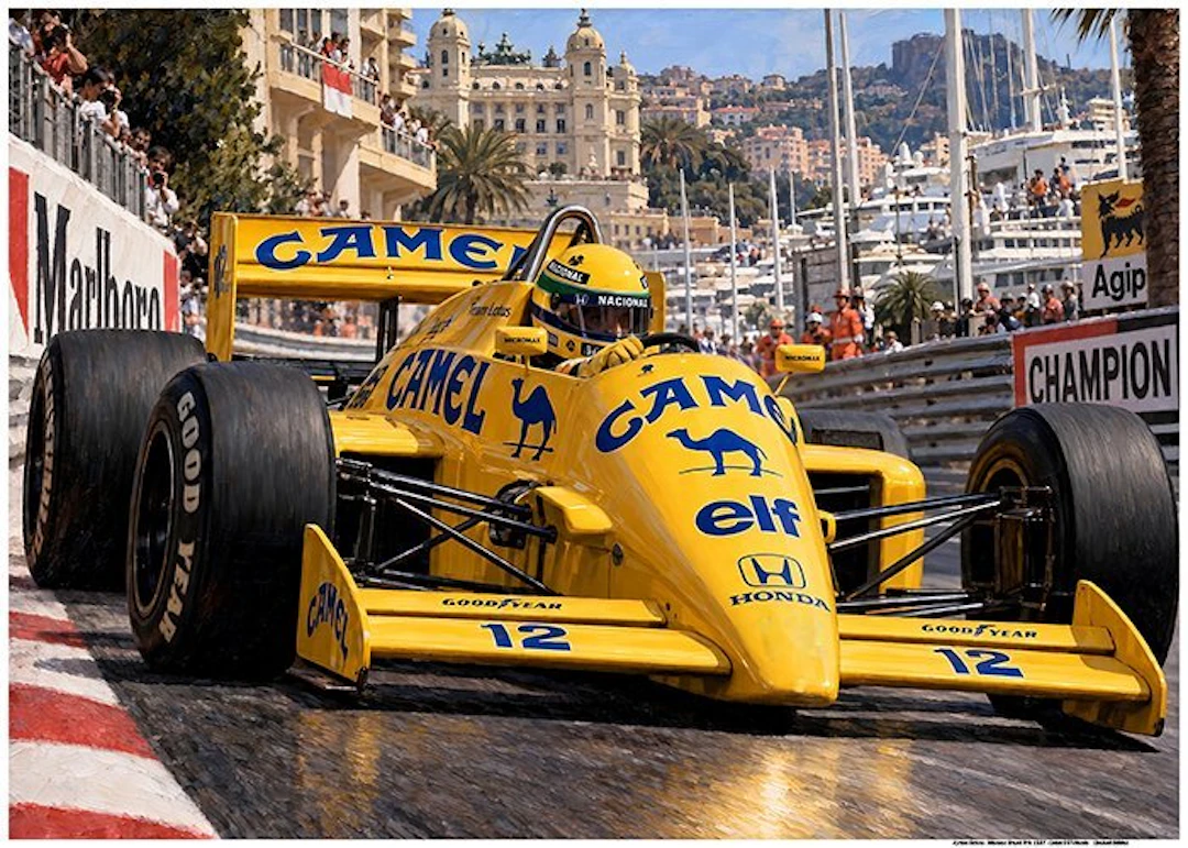Ayrton Senna – First Win in Monaco 1987 | Lotus 99T |...