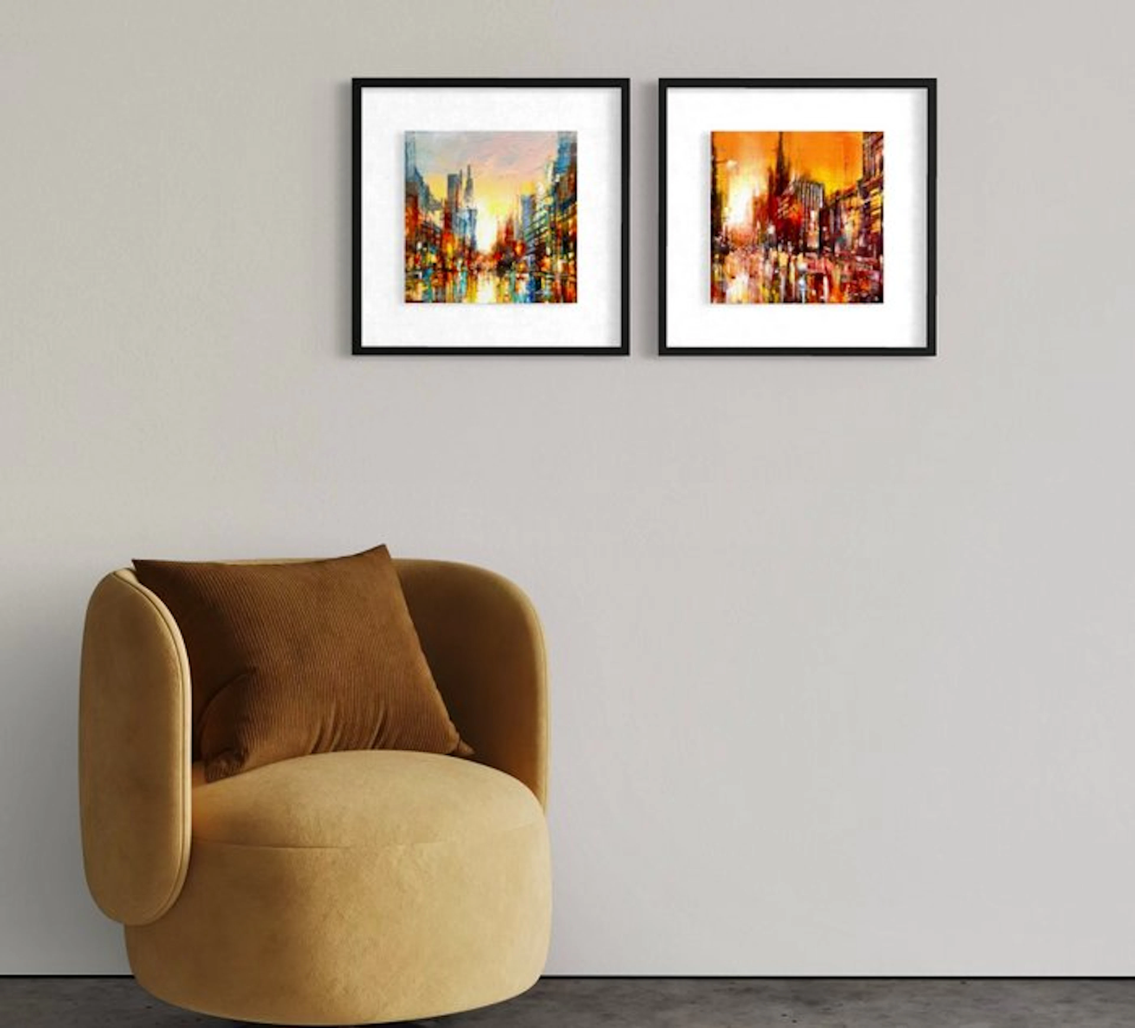 Prettau - City cité Dusk - diptyque miniature