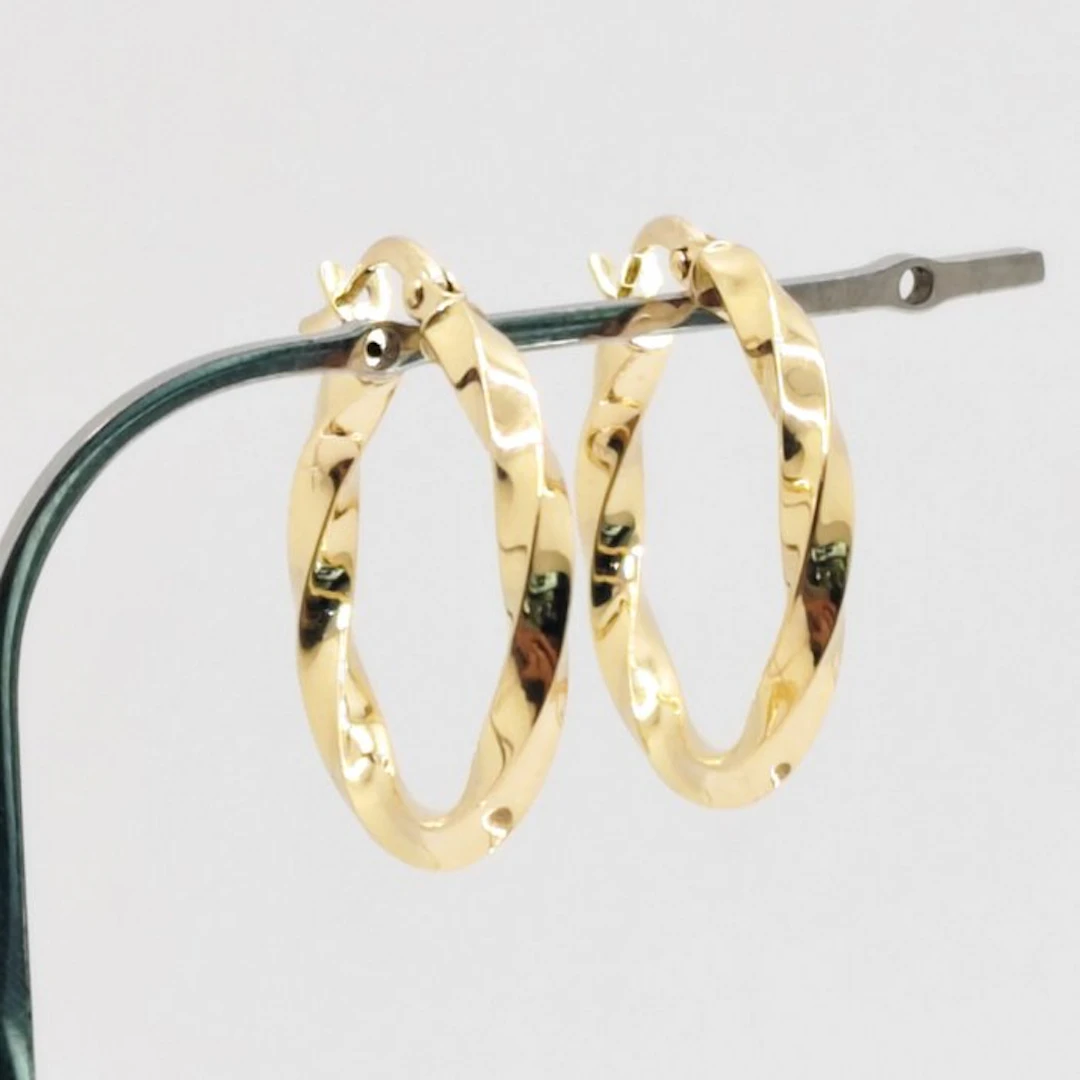 No reserve price - Earrings - 18 kt. Yellow gold