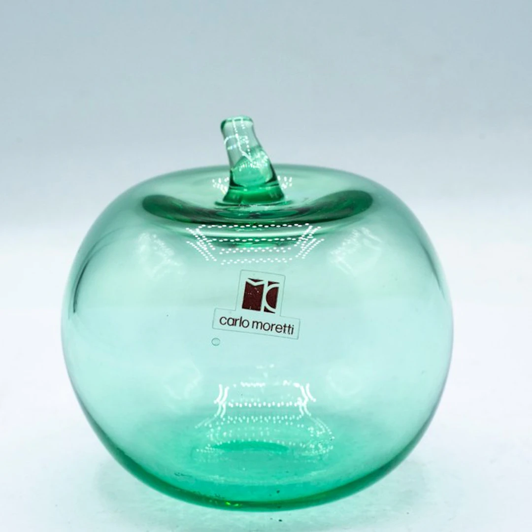 Carlo Moretti - Sculpture, La Mela - 10 cm - blown glass
