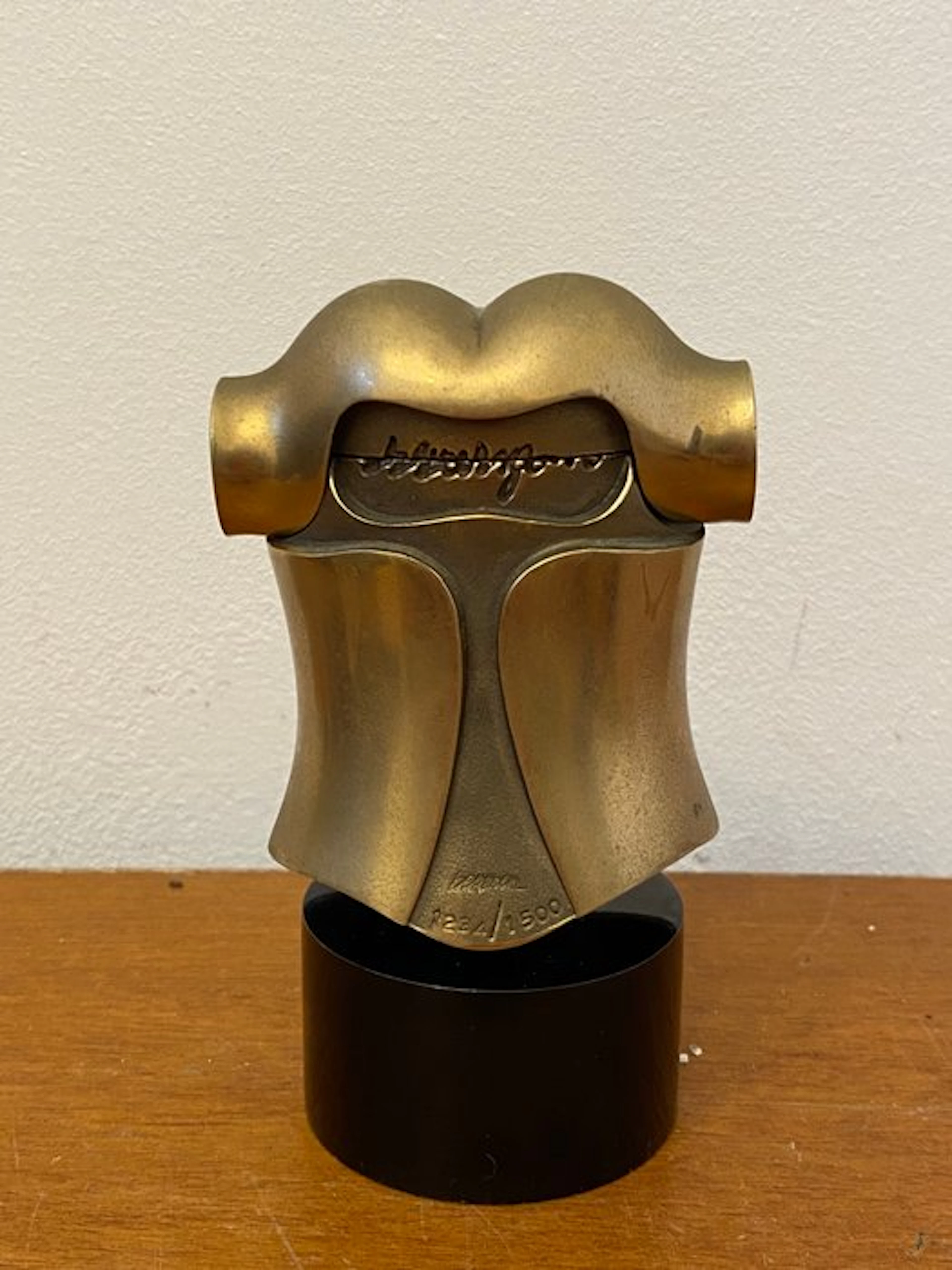 Miguel Berrocal (1933-2006) - Sculpture, Torso Marzotto - 12 cm - Bronze - 1986