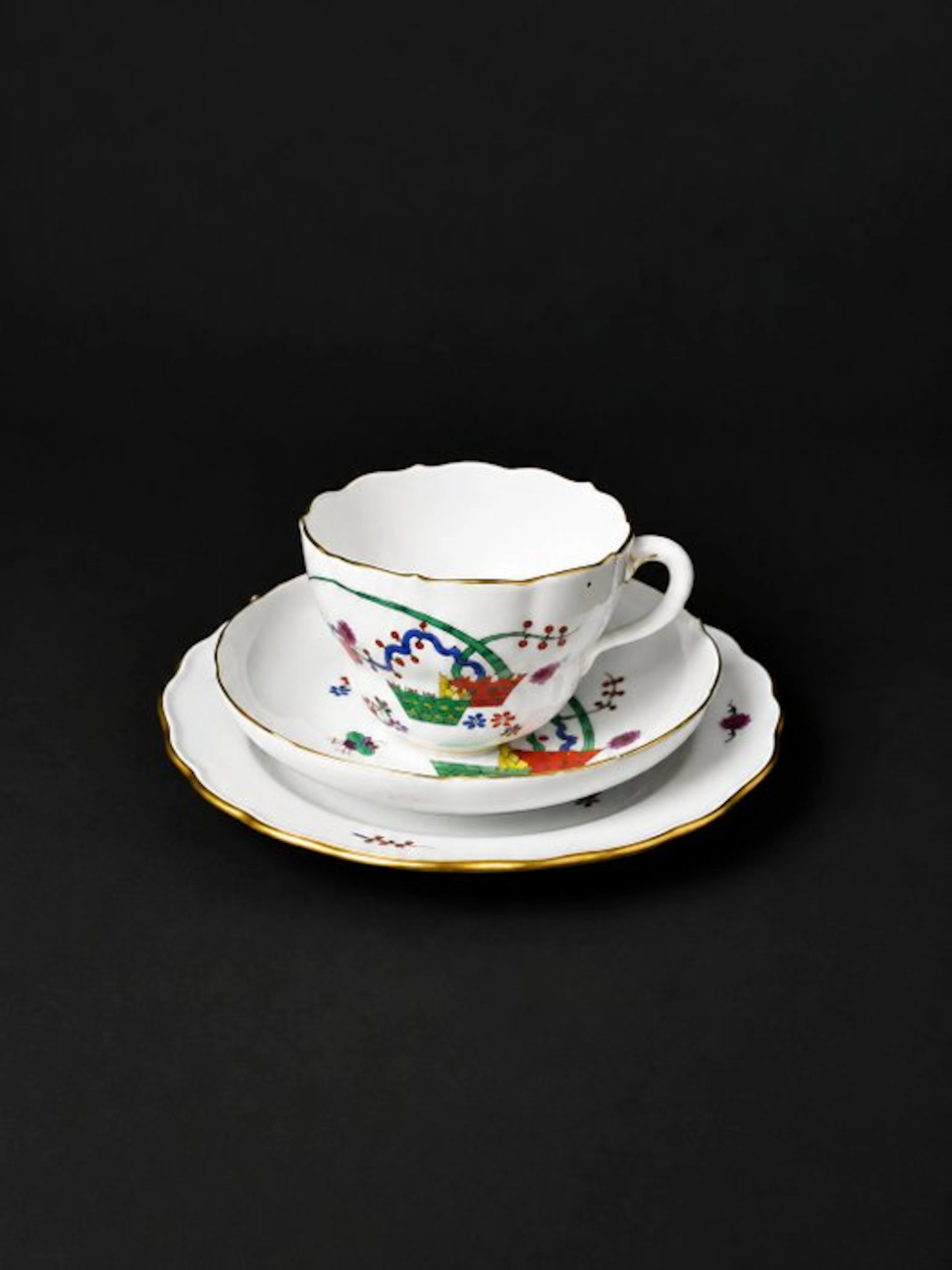 Meissen - Kakiemon - Tazza da caffè con piattini - 1 Wahl...