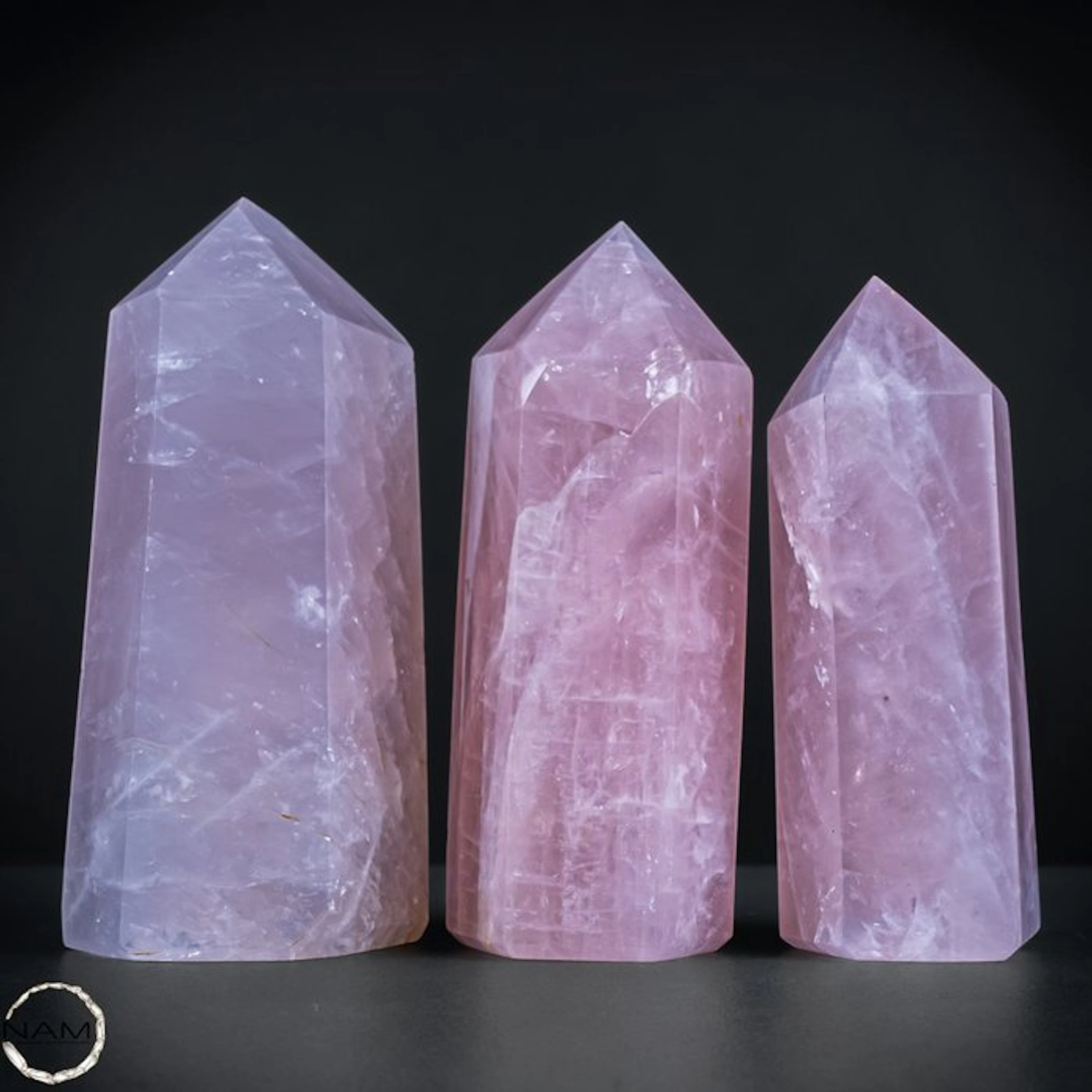 Rose Quartz Obelisks – Elegant Crystal Points Made from Natural Stone Harmony