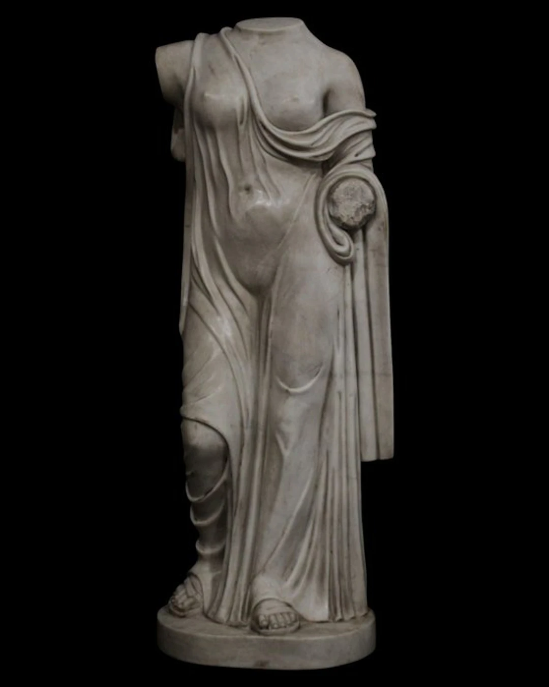 Sculpture, Torso di Venere Togata - 121 cm - Marble