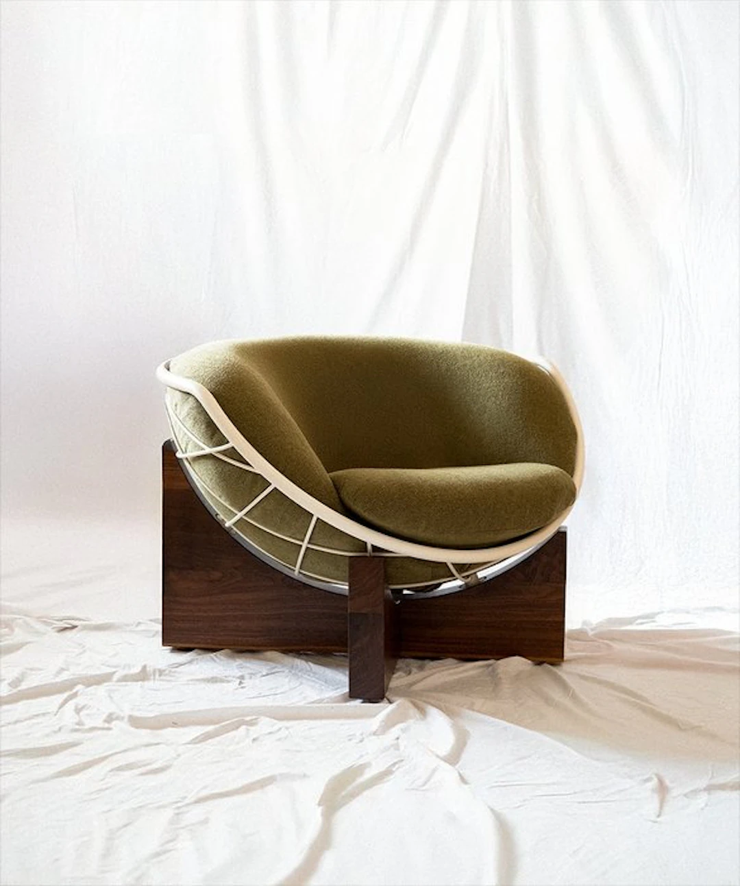 Deta Studio - Armchair - Tucker Chair - Iron, Textile, Wood