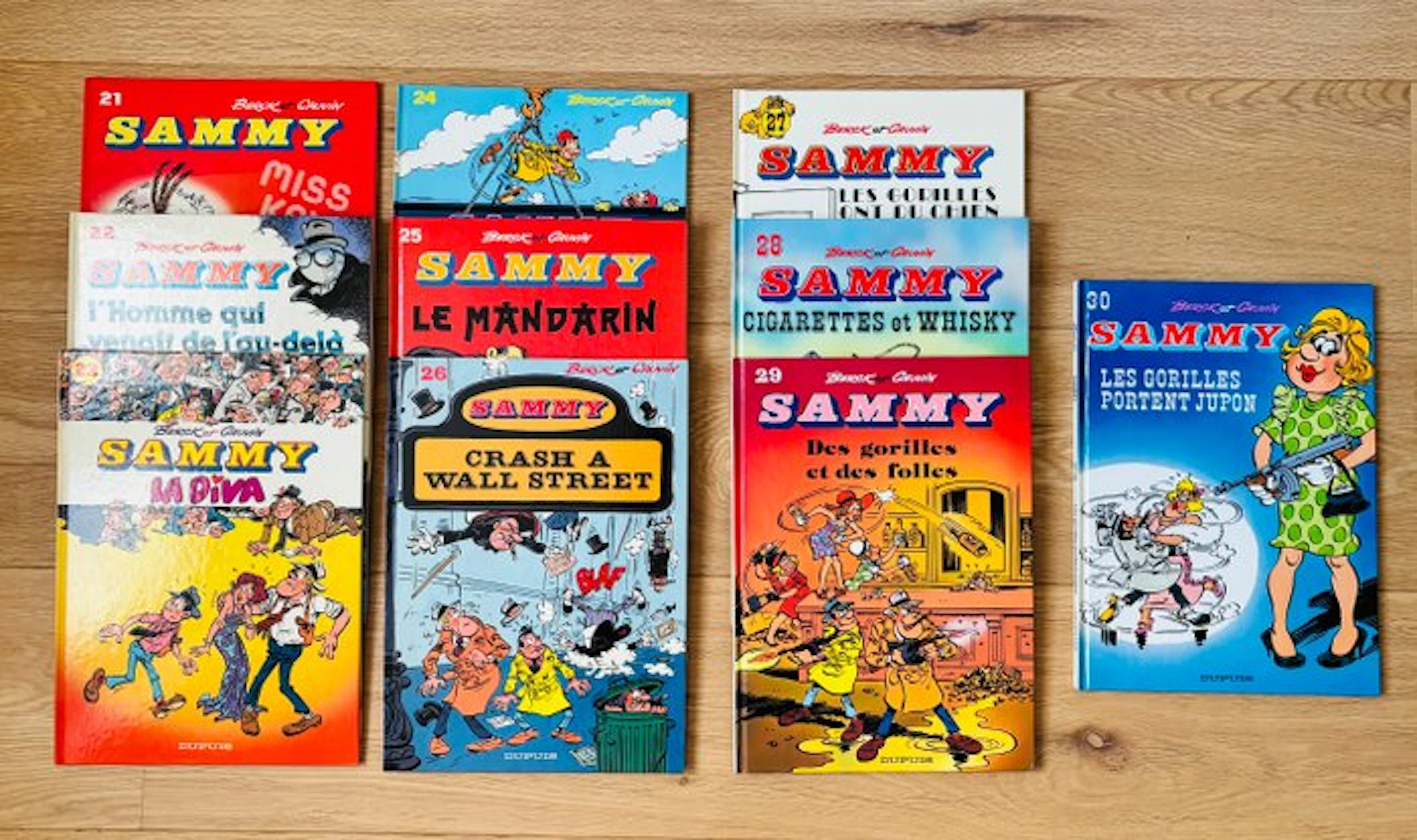 Sammy T21 à T30 - 10x C - 10 Album - First edition - 1986/1993