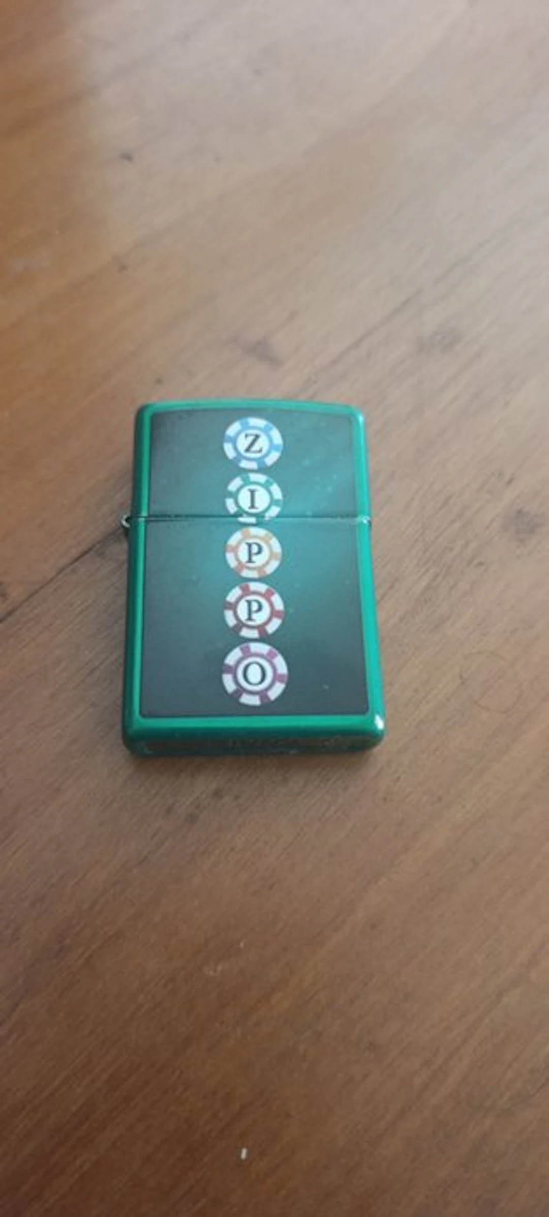Zippo, con 5 fiches da poker - Lighter - Steel