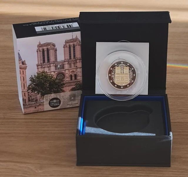 France. 2 Euro 2025 "Notre Dame de Paris" Proof (No reserve price)