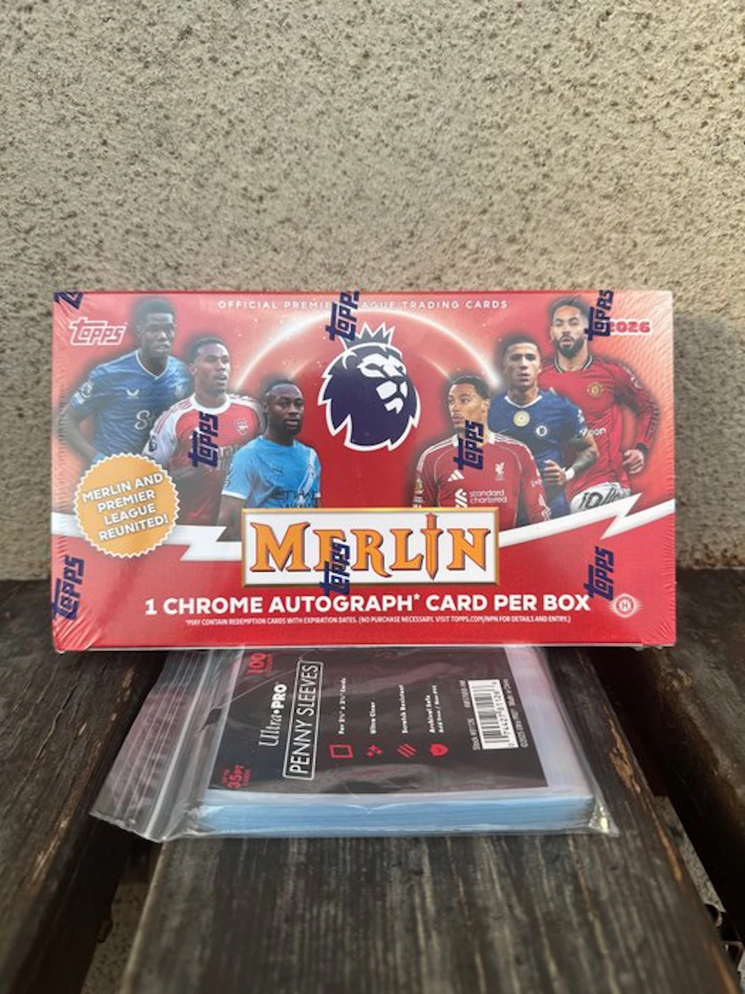 Topps Merlin Premier League Hobby Box 2025-26 - 1 Sealed box
