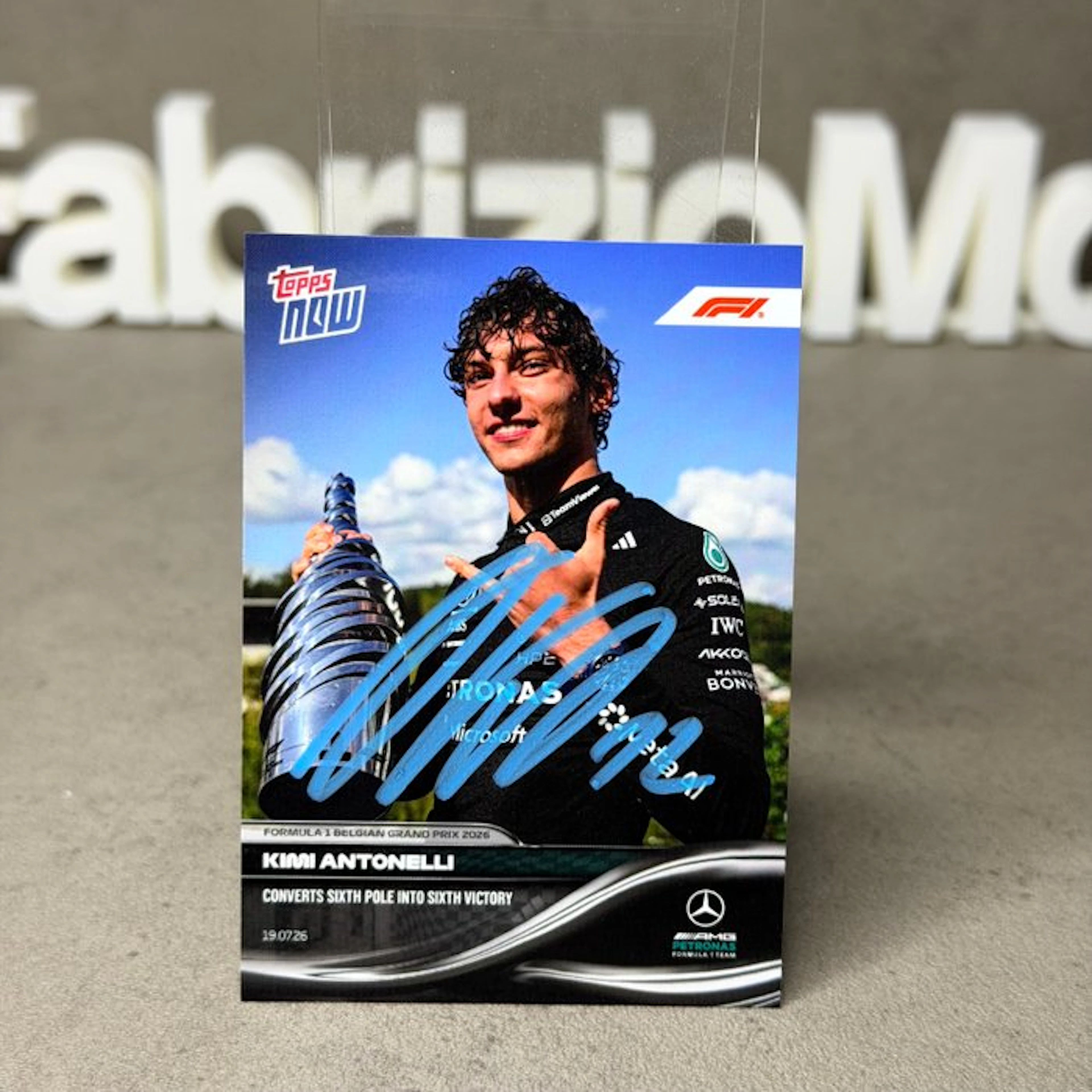 Mercedes - Topps Now - Convert Sisth Pole Into Six...