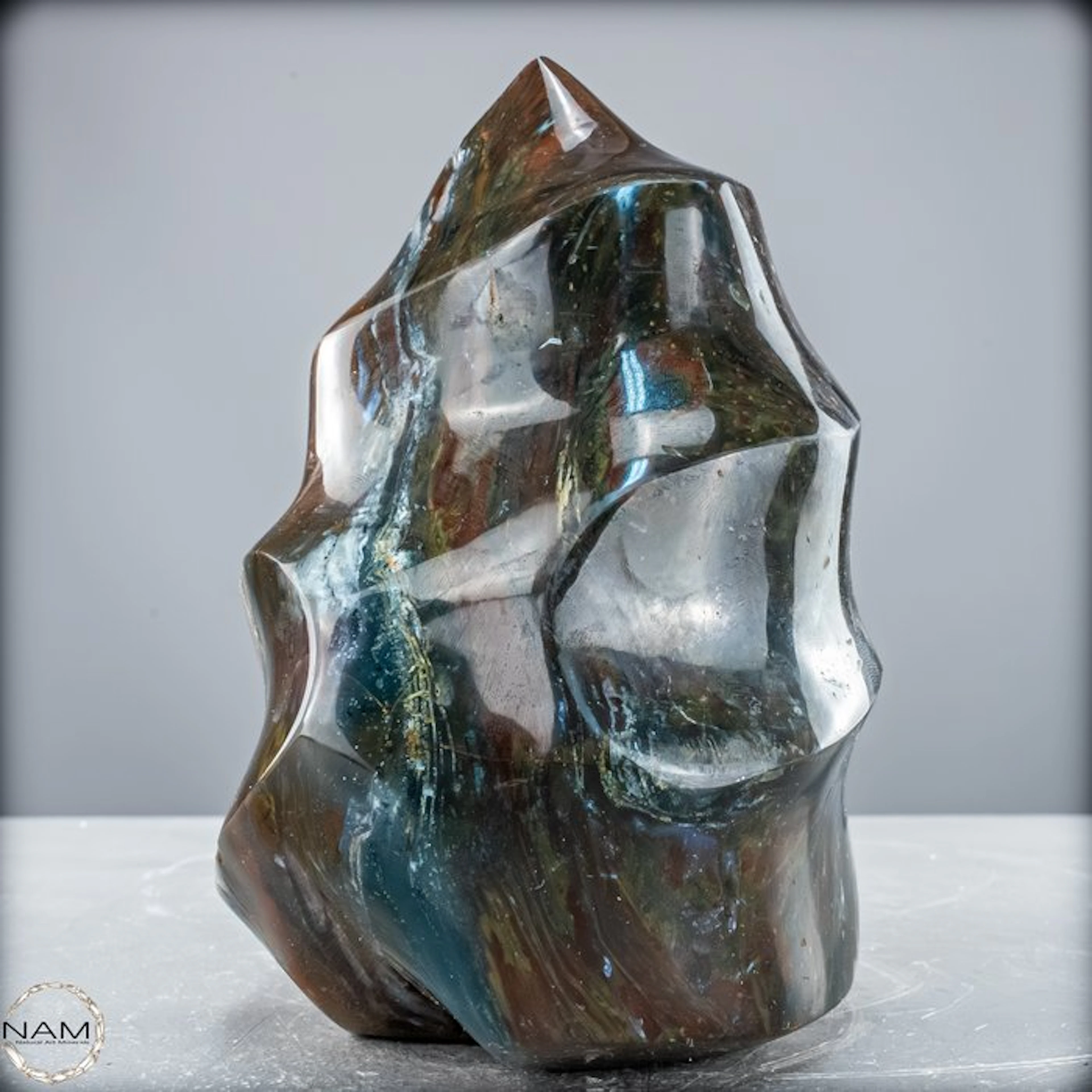 Natural agate jasper Flame from Madagascar- 2323.72 g