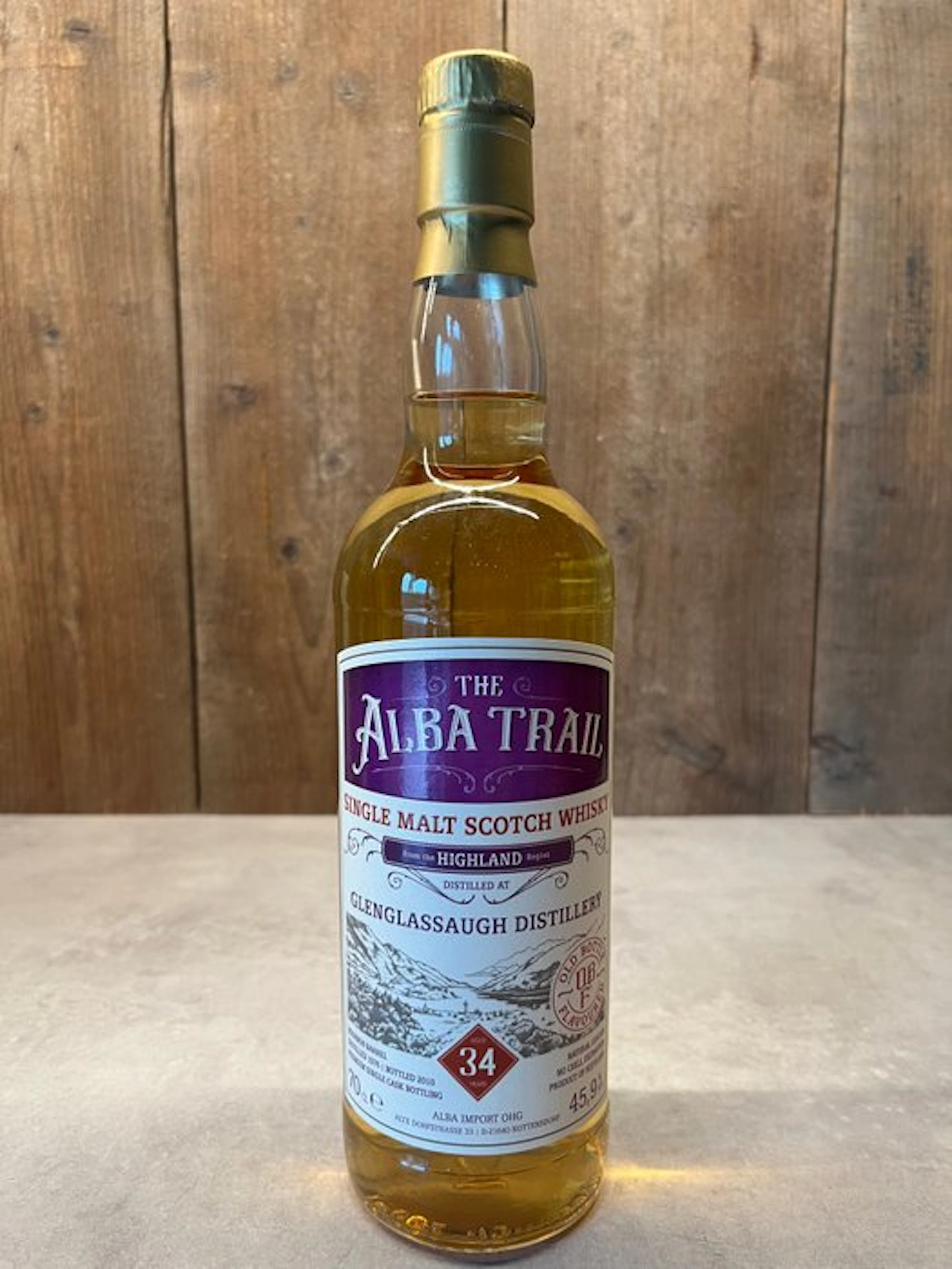 Glenglassaugh 1976 34 years old The Alba Trail - Alba Import OHG - b