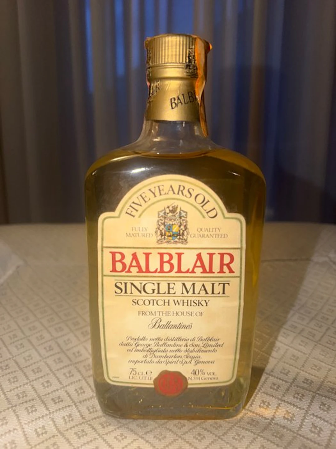 Balblair 5 years old - b. 1980s - 75cl