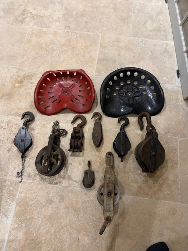 Industrial equipment - France - Pulley and seat set