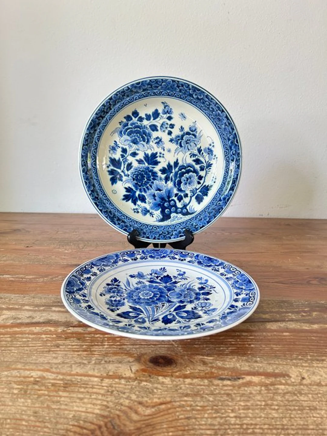 Ram, Plateelbakkerij - Plate (2) - Earthenware - Decor fauna