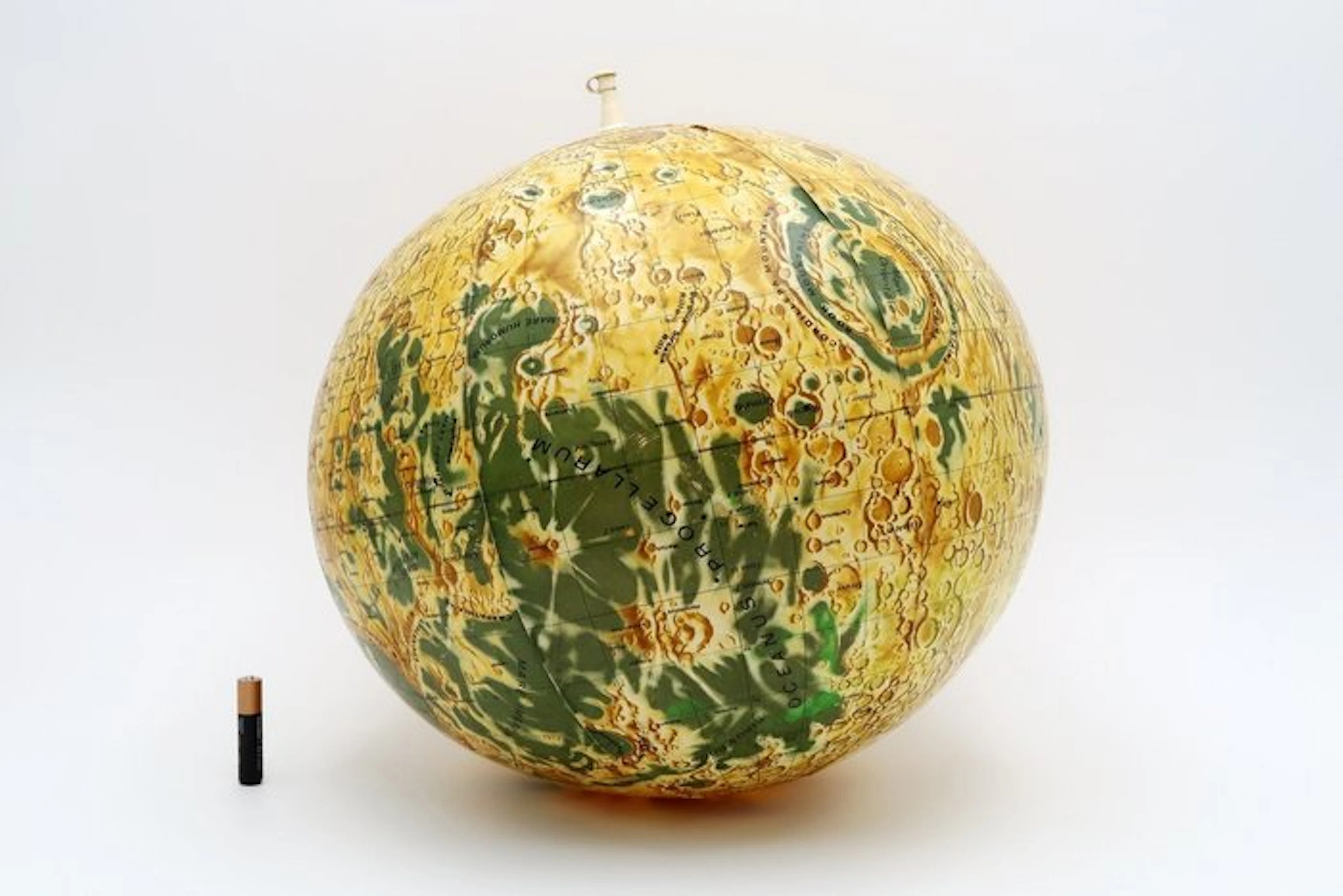 Celestial table globe - Inflatable Moon Globe - 1960-1970