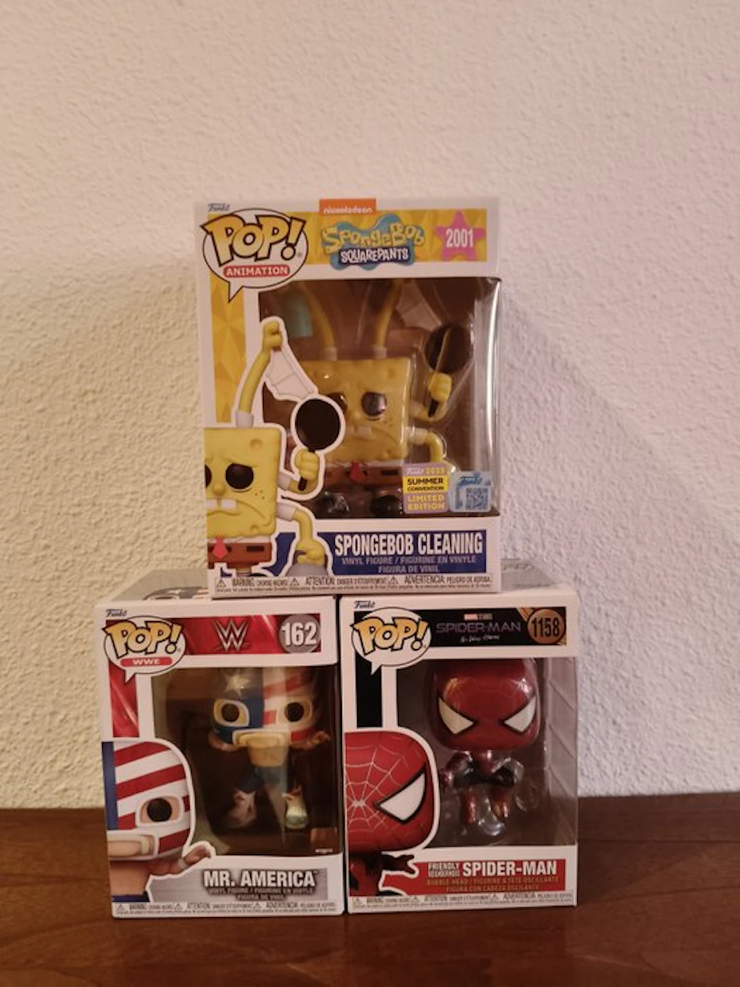 Funko - Funko Pop - Spongebob Cleaning(2001); Spider-Man...