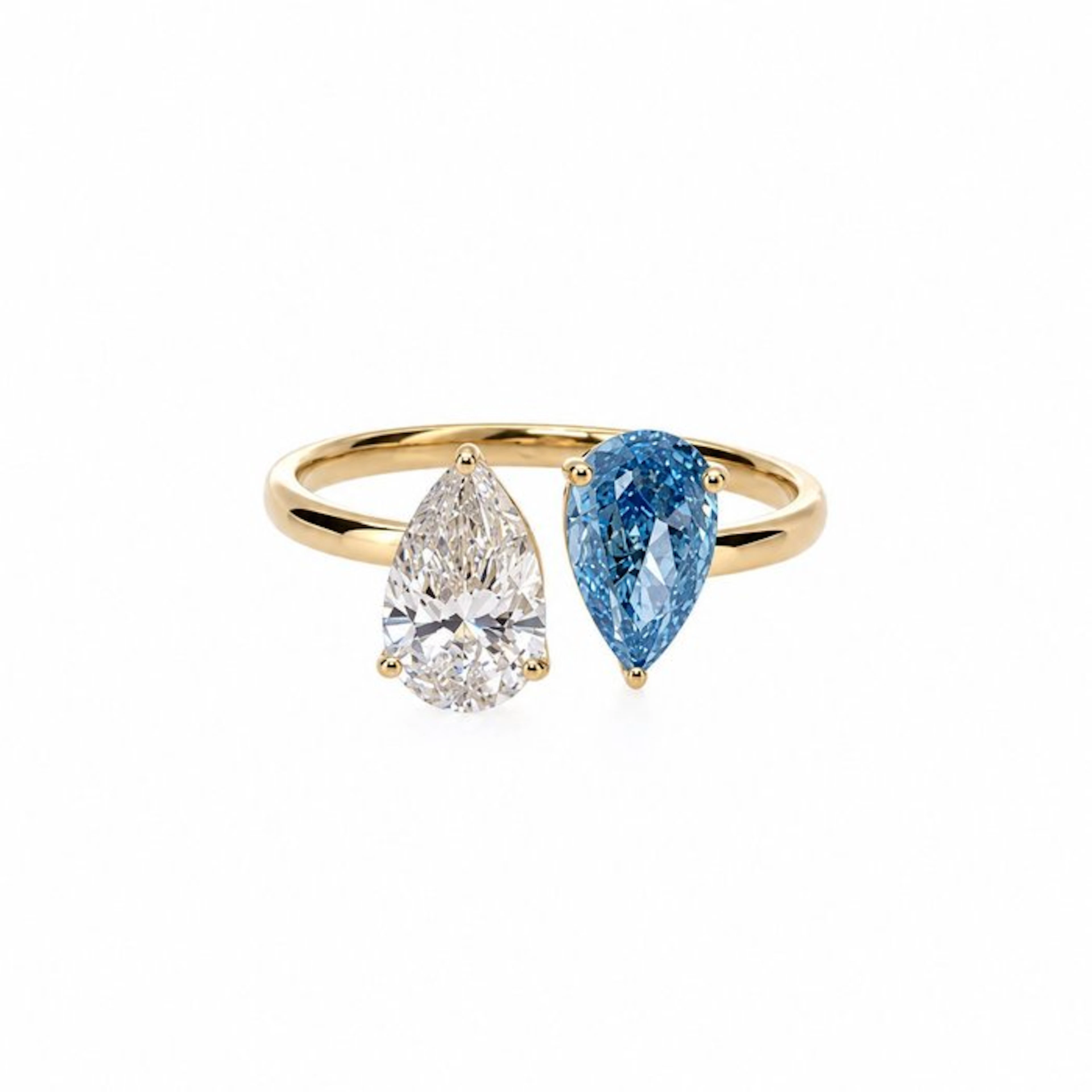 No reserve price - Ring - 14 kt