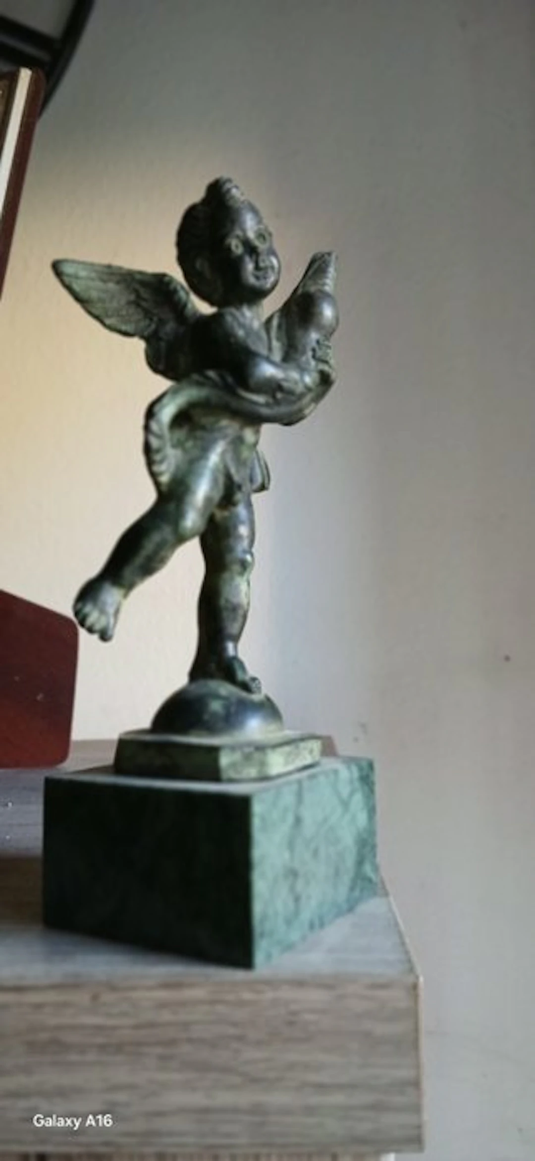 fonderia Marinelli - Figurine - Putto alato con delfino...