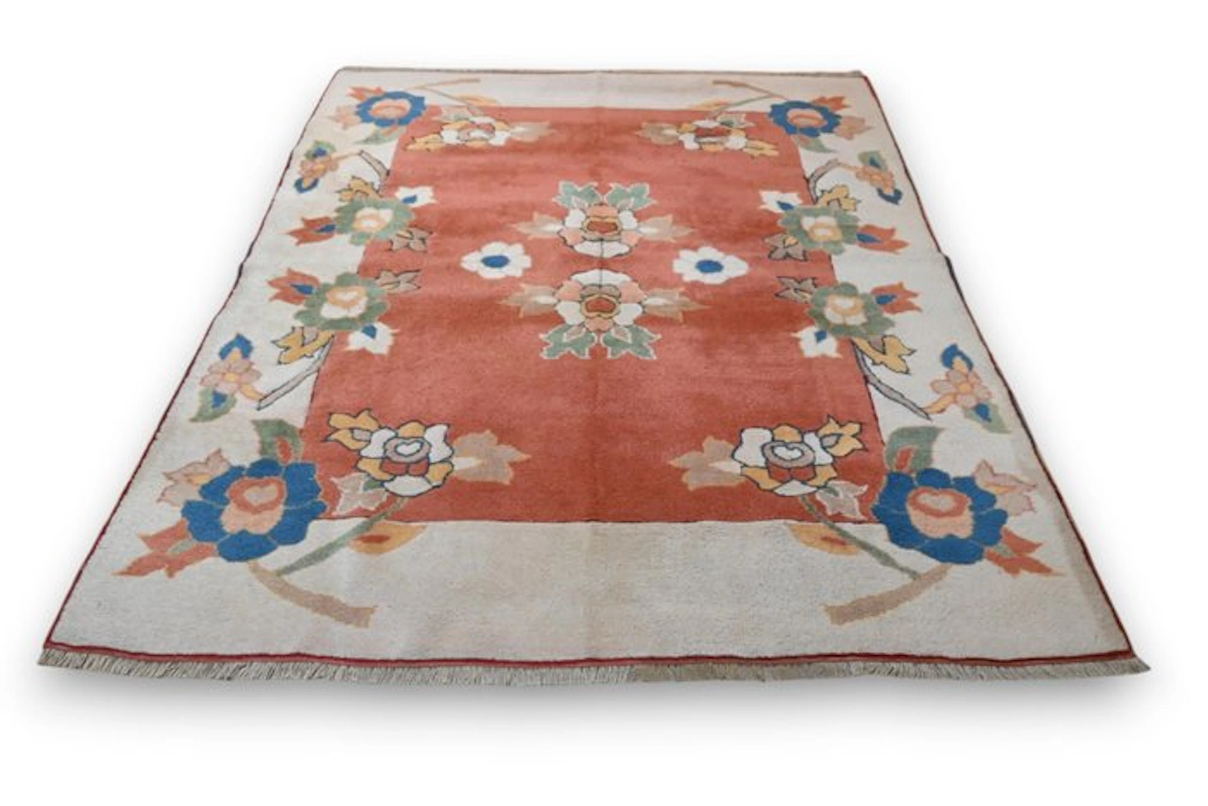 Colorful Usak - Rug - 215 cm - 175 cm - with certificate