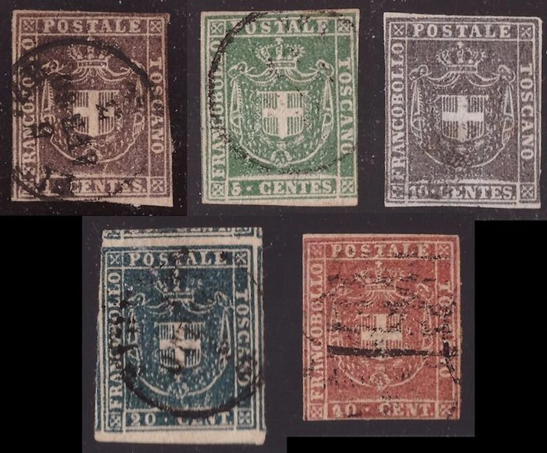 Italian Ancient States - Tuscany 1861 - 1